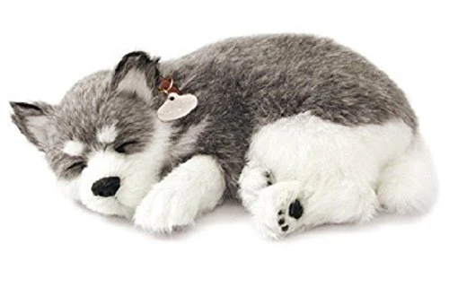 Perfect Petzzz Alaskian Husky Huggable Breathing Pet –