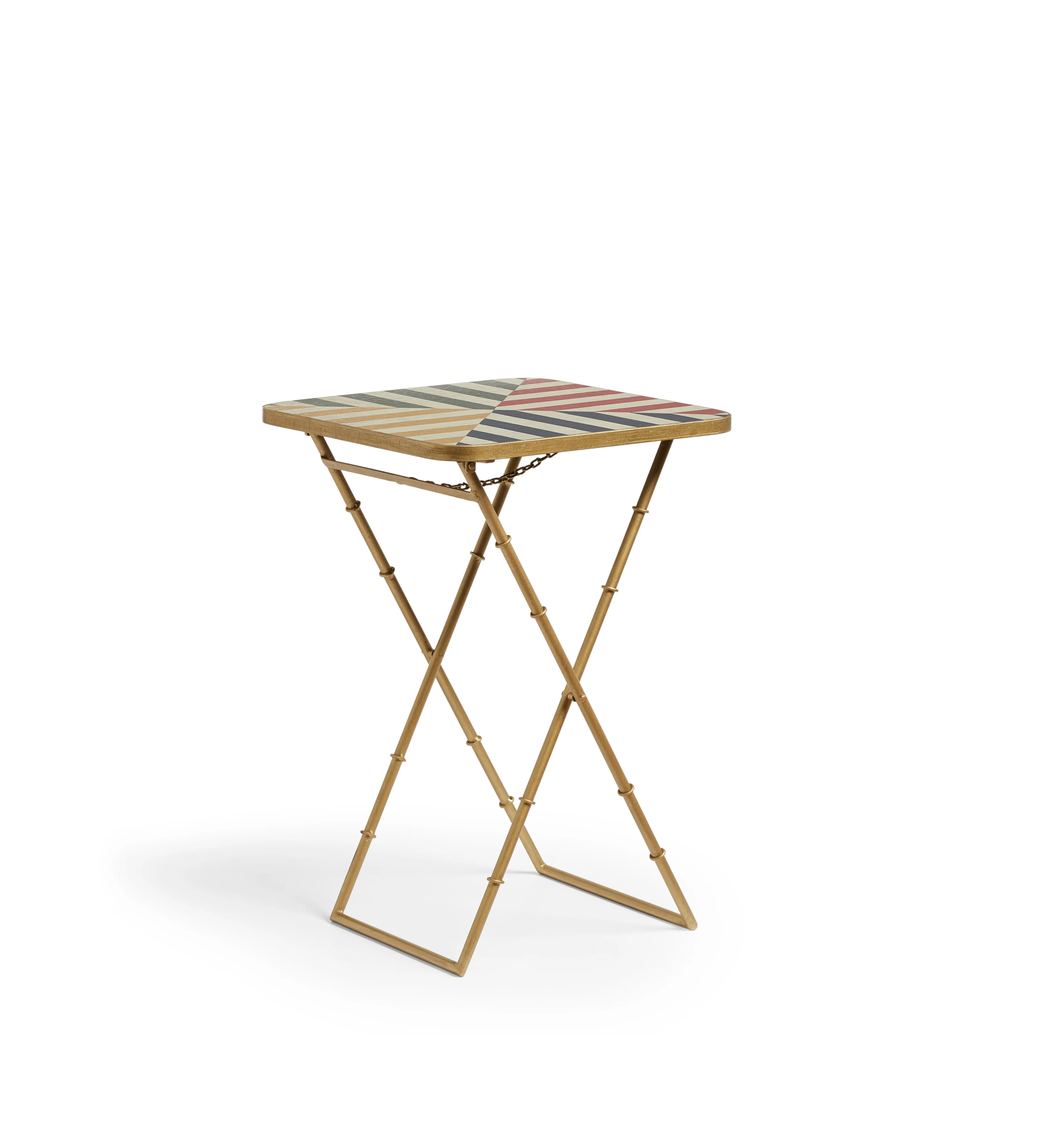 Joshuah Folding Side Table – Multi