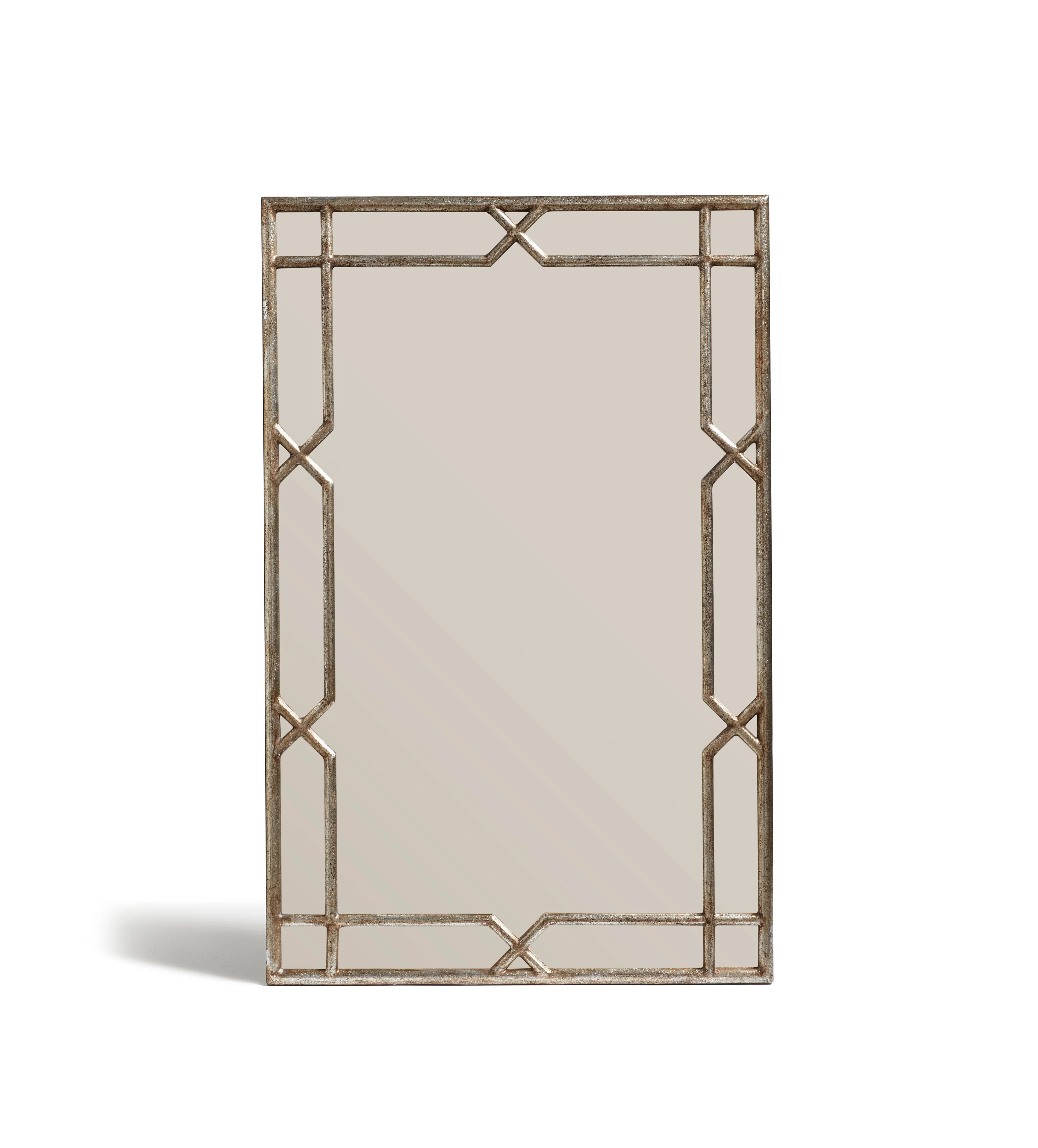 Kirsti Mirror – Antique Silver
