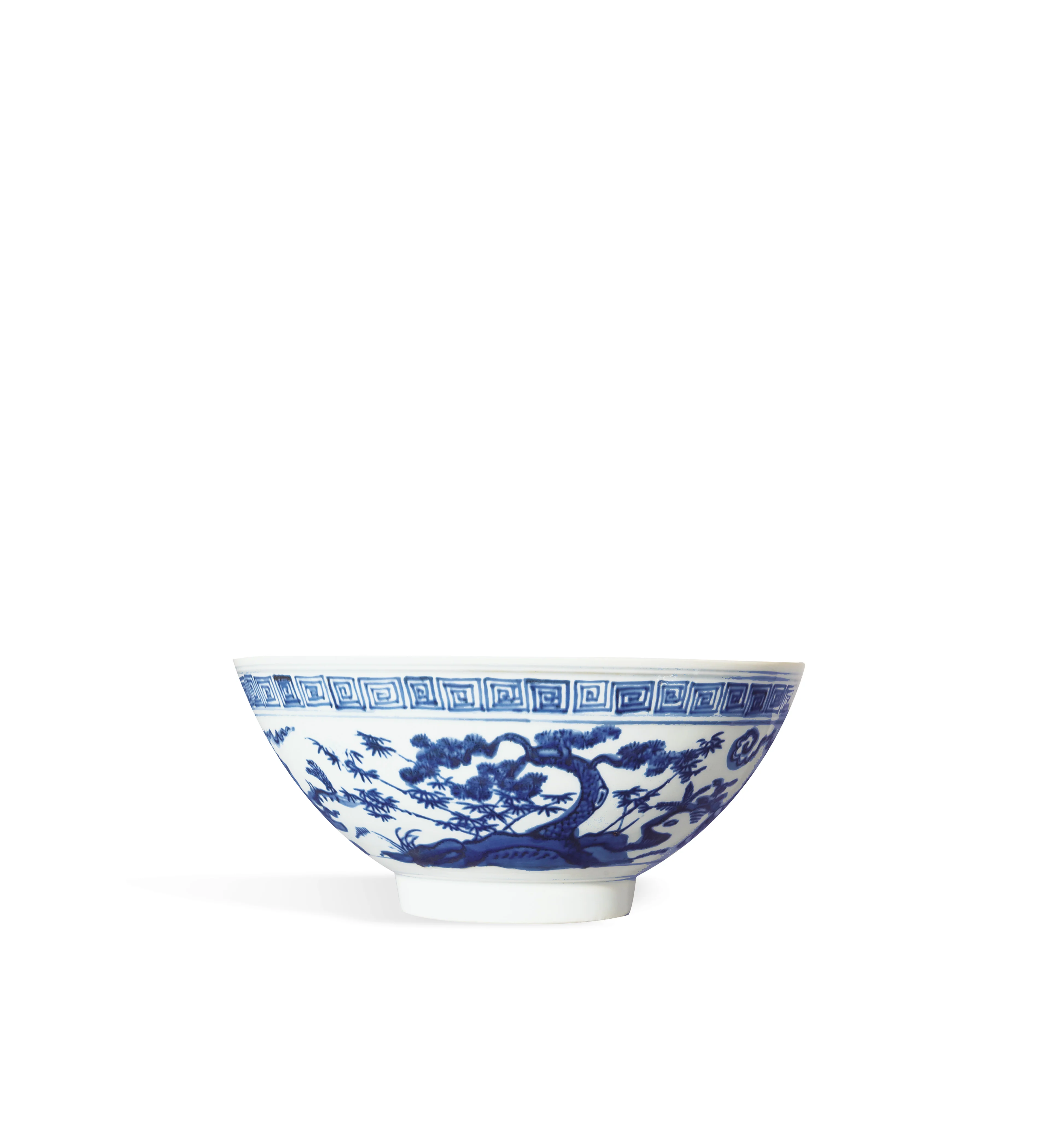 Kraak Deep Bowl – Large – Blue/White