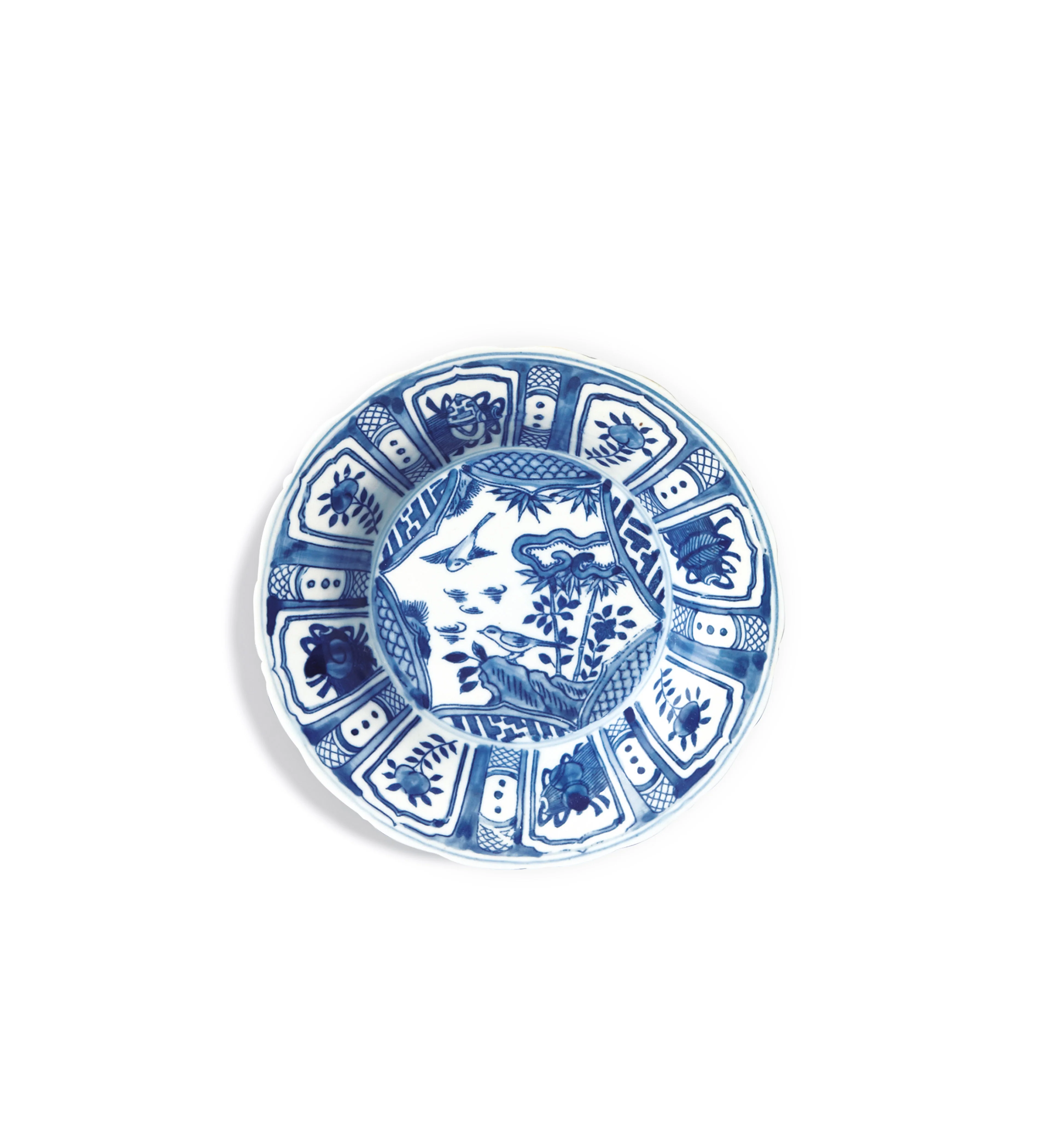 Kraak Side Plate – Blue/White