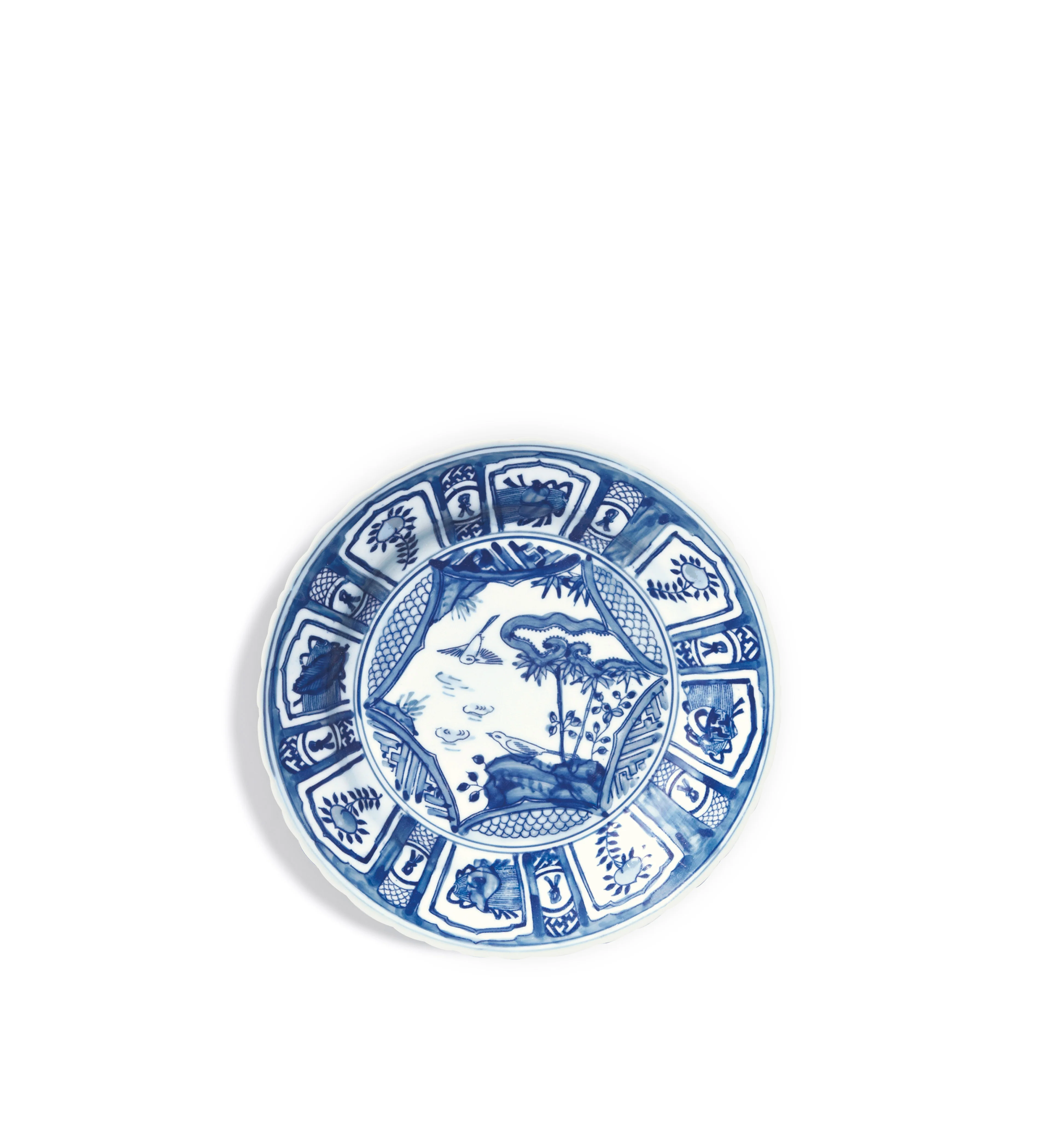 Kraak Starter/Dessert Plate – Blue/White