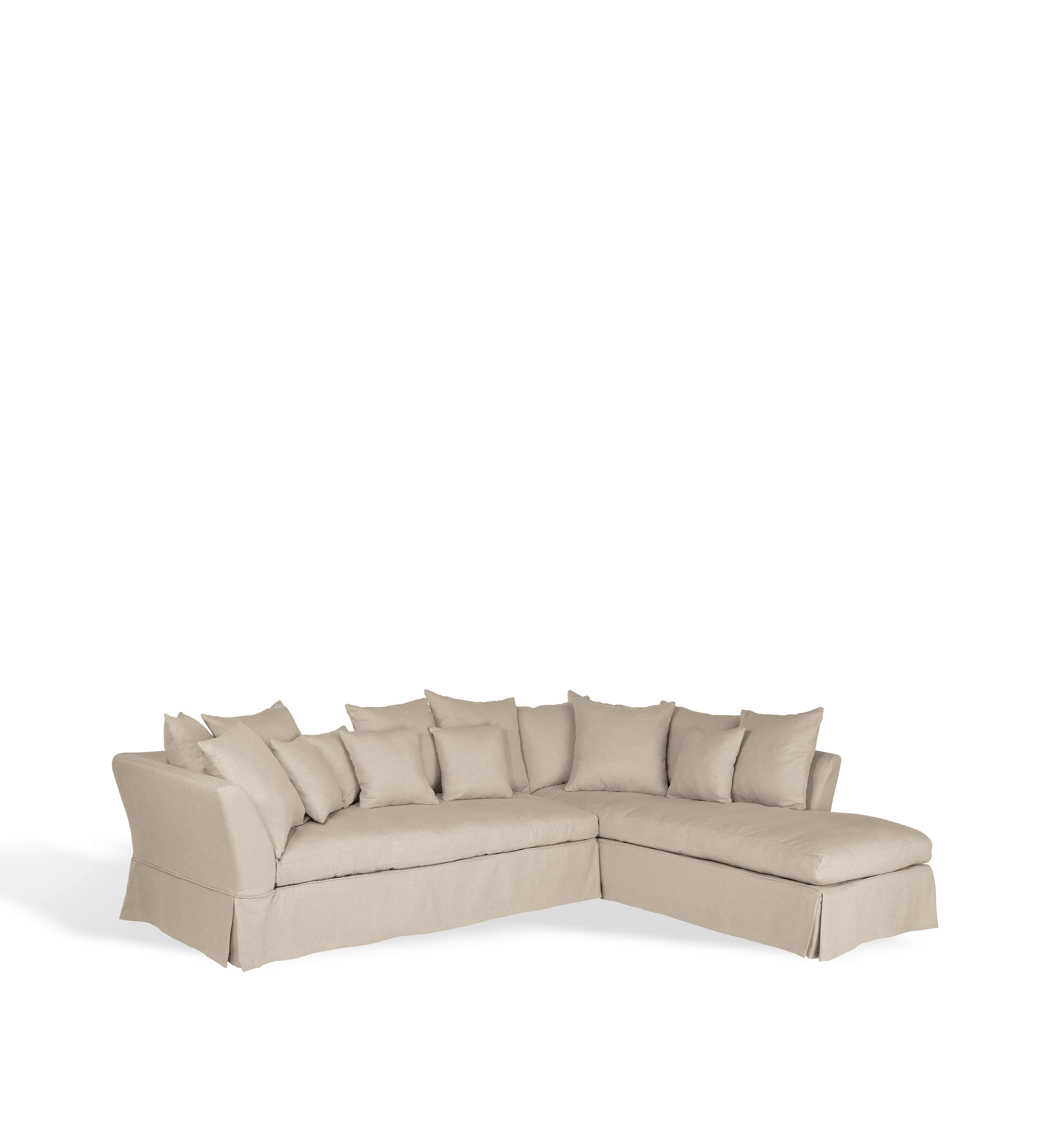 Lamorna Right-Hand Facing Corner Sofa – Natural
