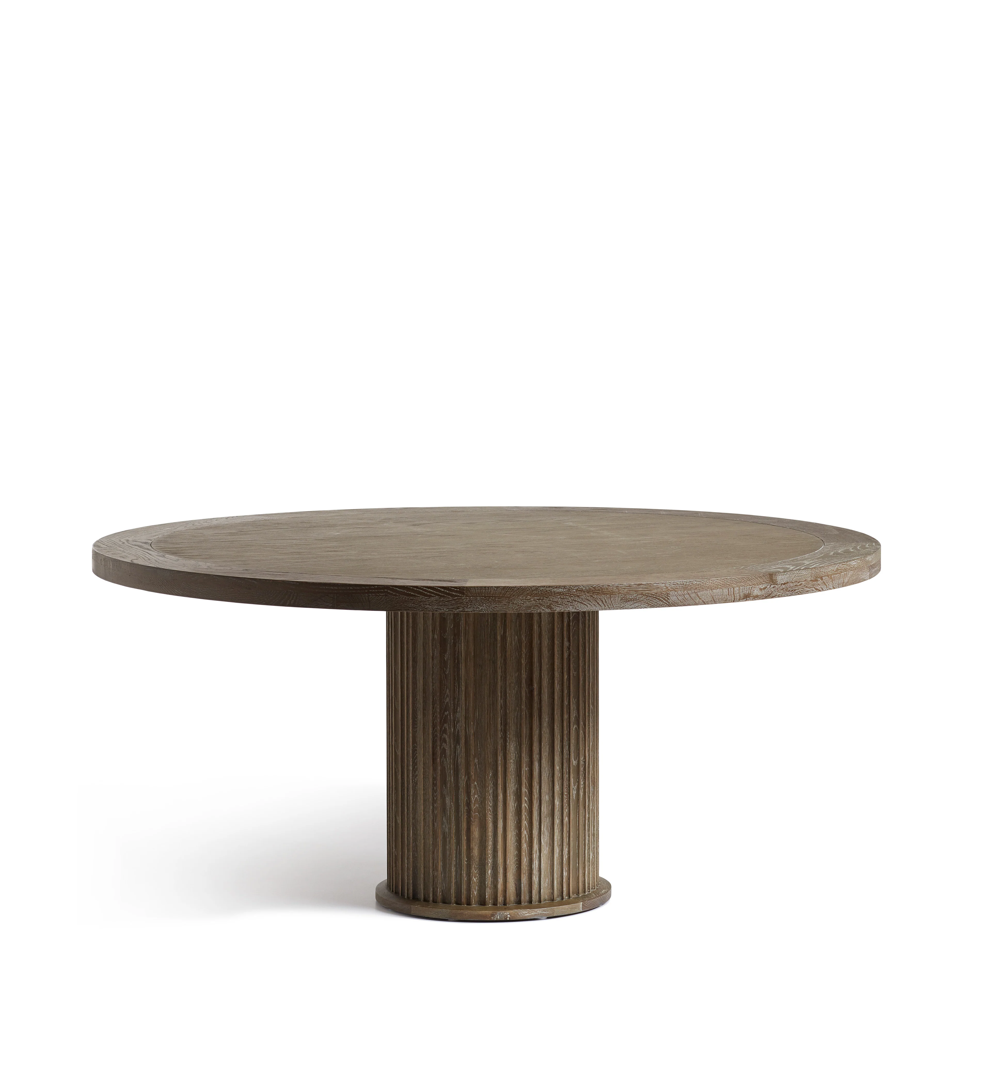 Marcus Round Dining Table – Large – Burnt Oak