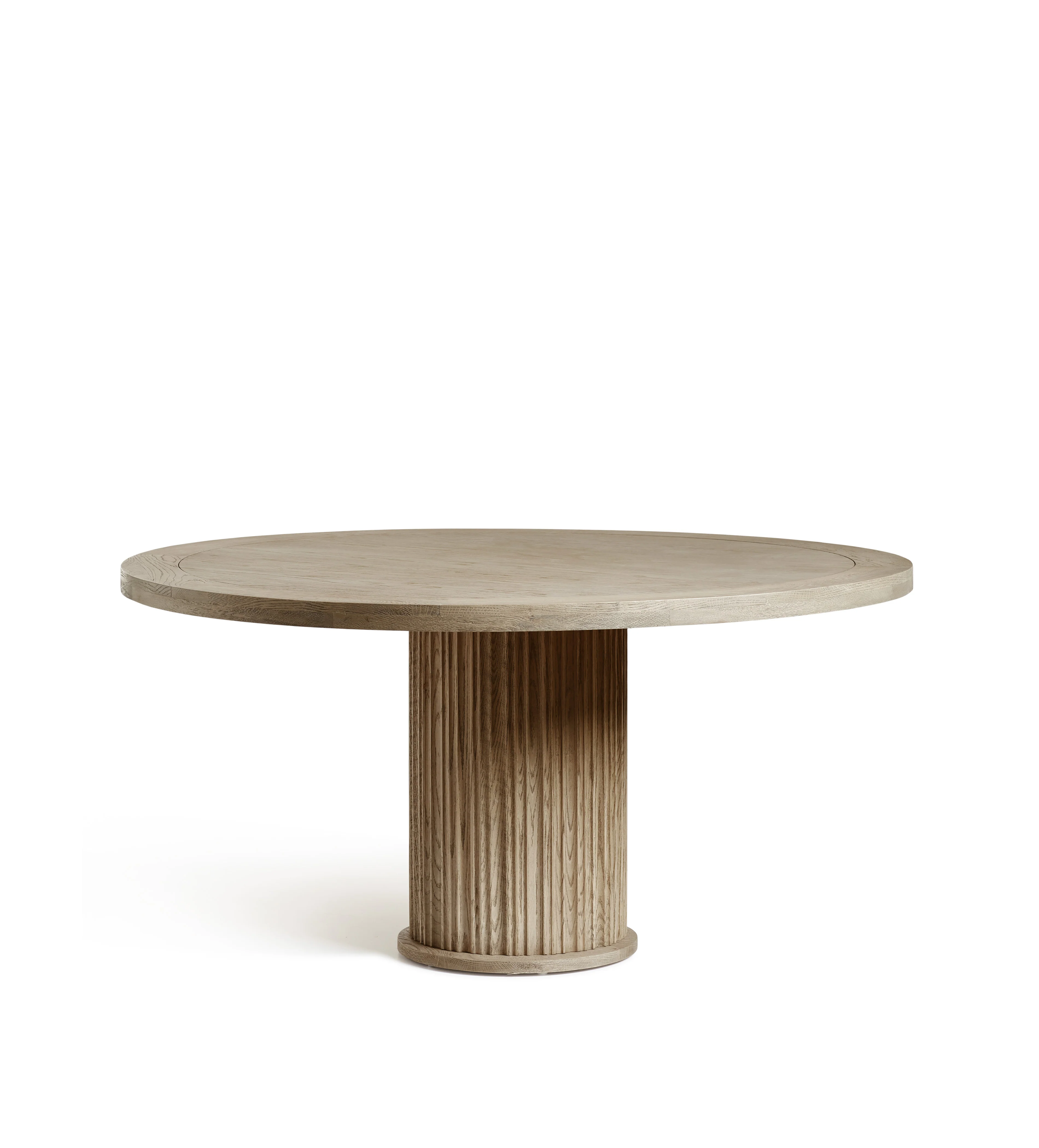 Marcus Round Dining Table – Large – Weathered Oak