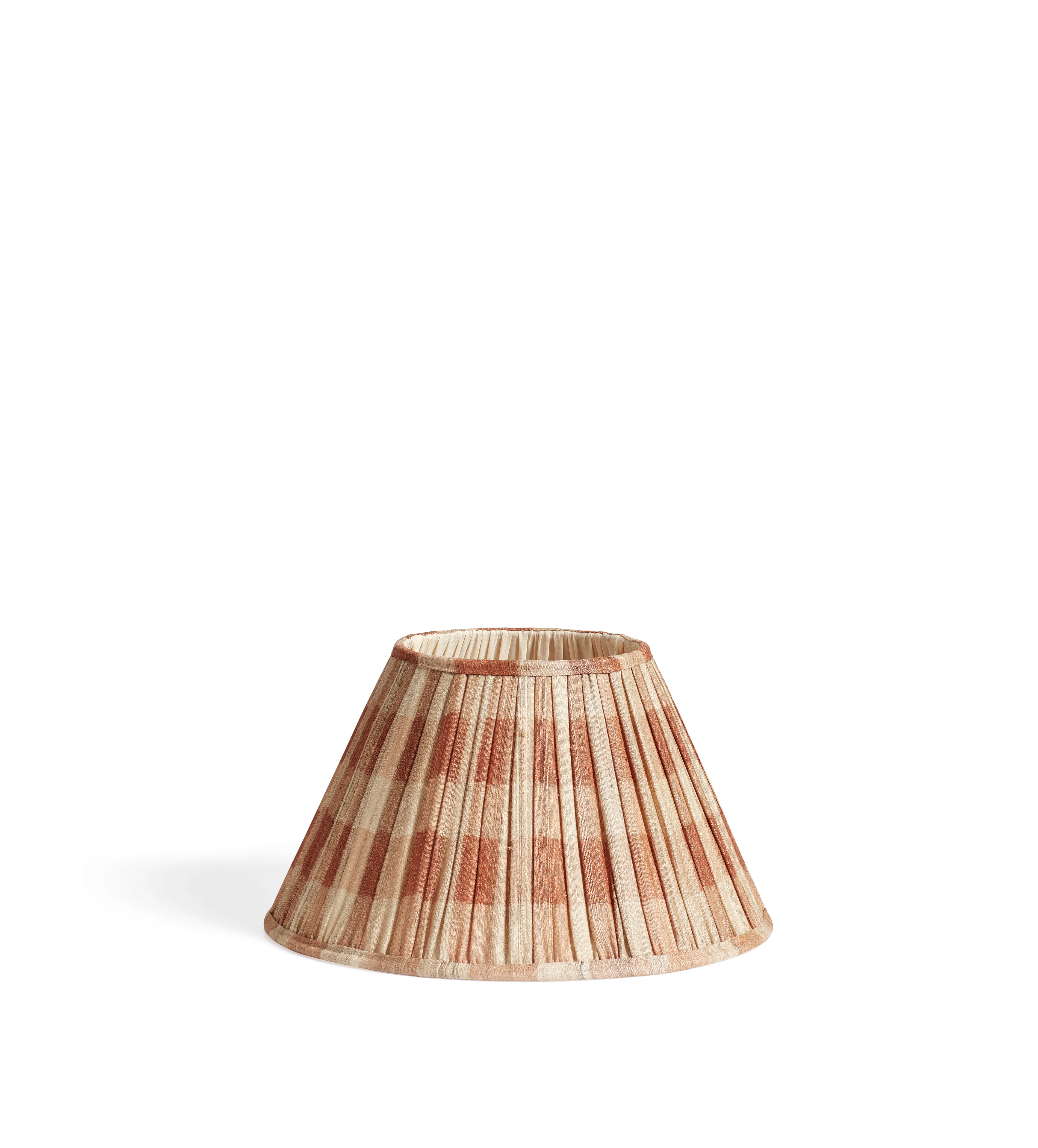 Lavanya Silk Pleated Lampshade 35cm – Apricot