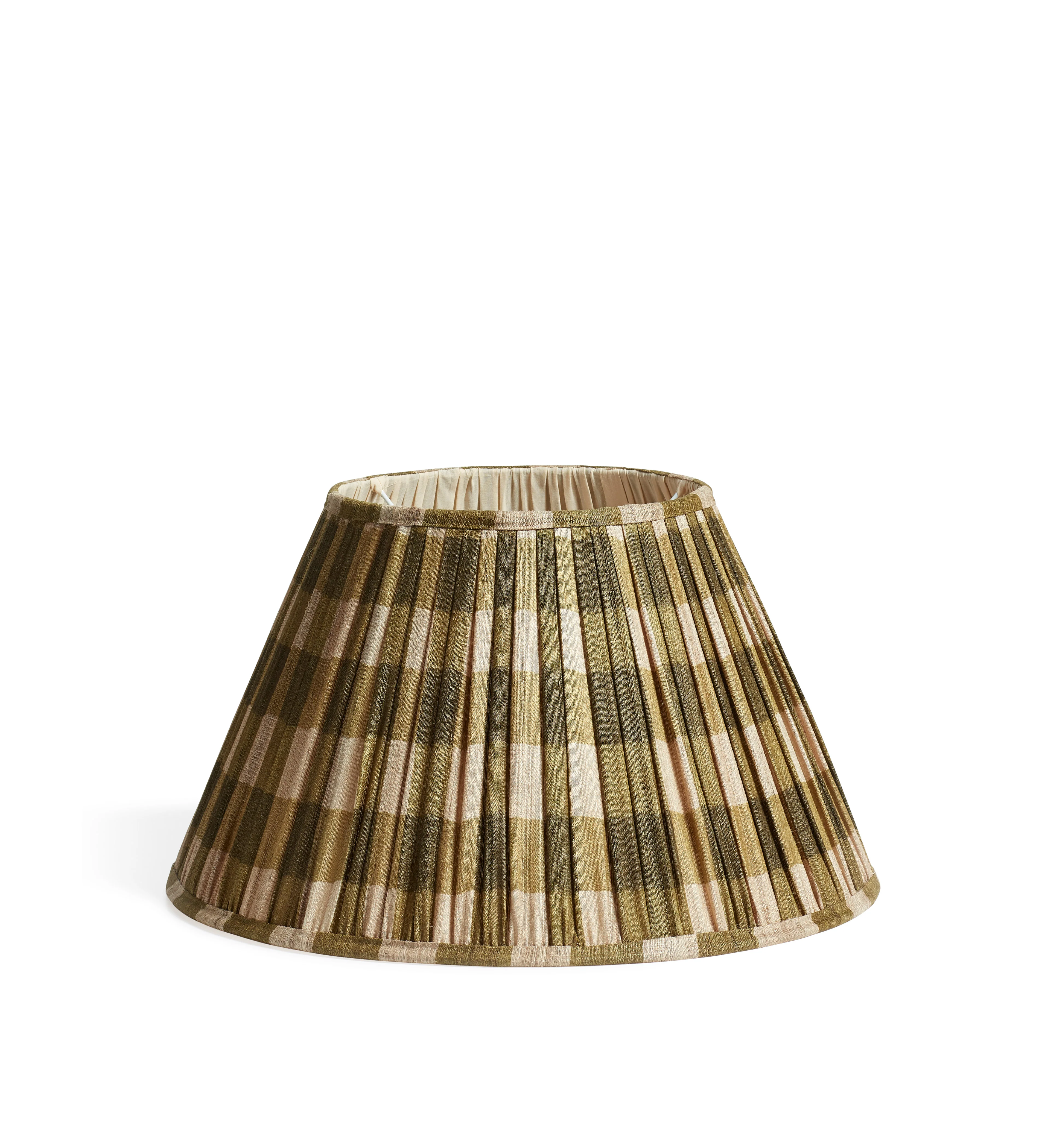 Lavanya Silk Pleated Lampshade 45cm – Spruce