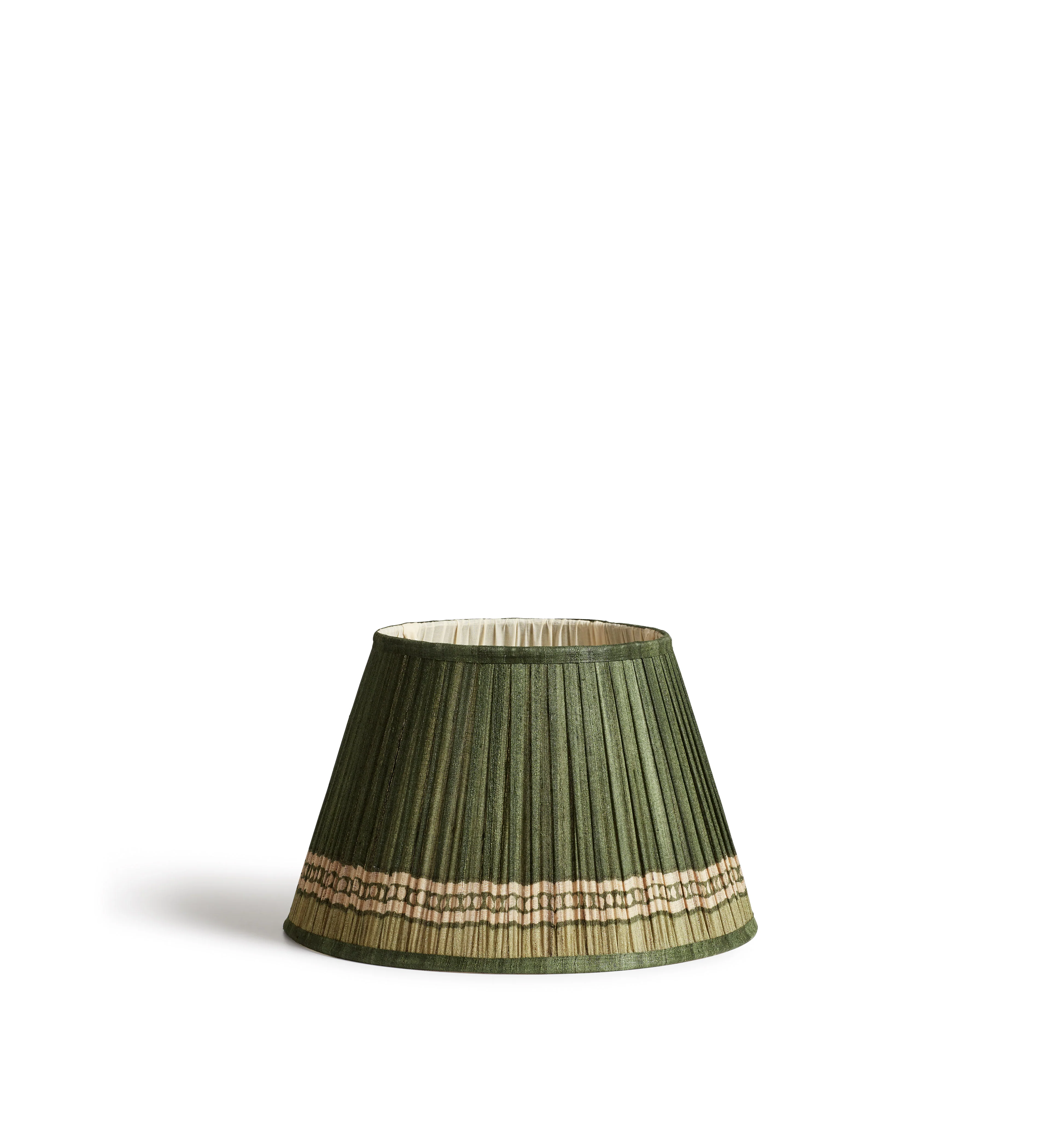 Longshan Silk Pleated Lampshade 35cm – Grey Green
