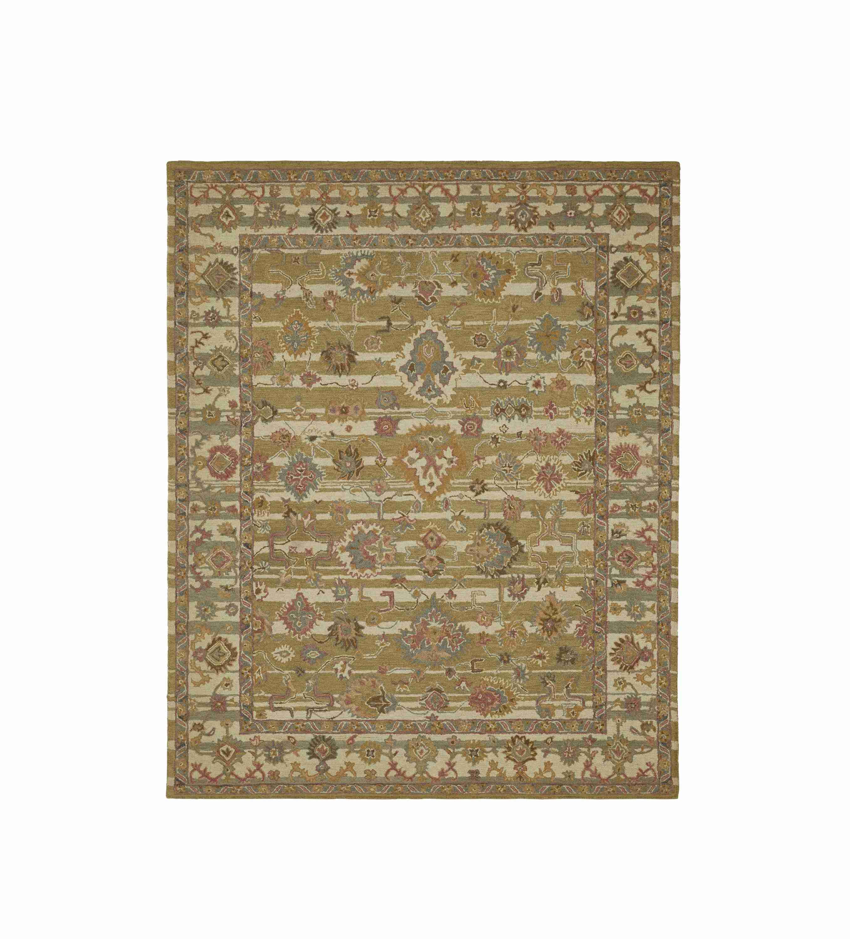 Mahin Rug 244x305cm – Gold/Ivory