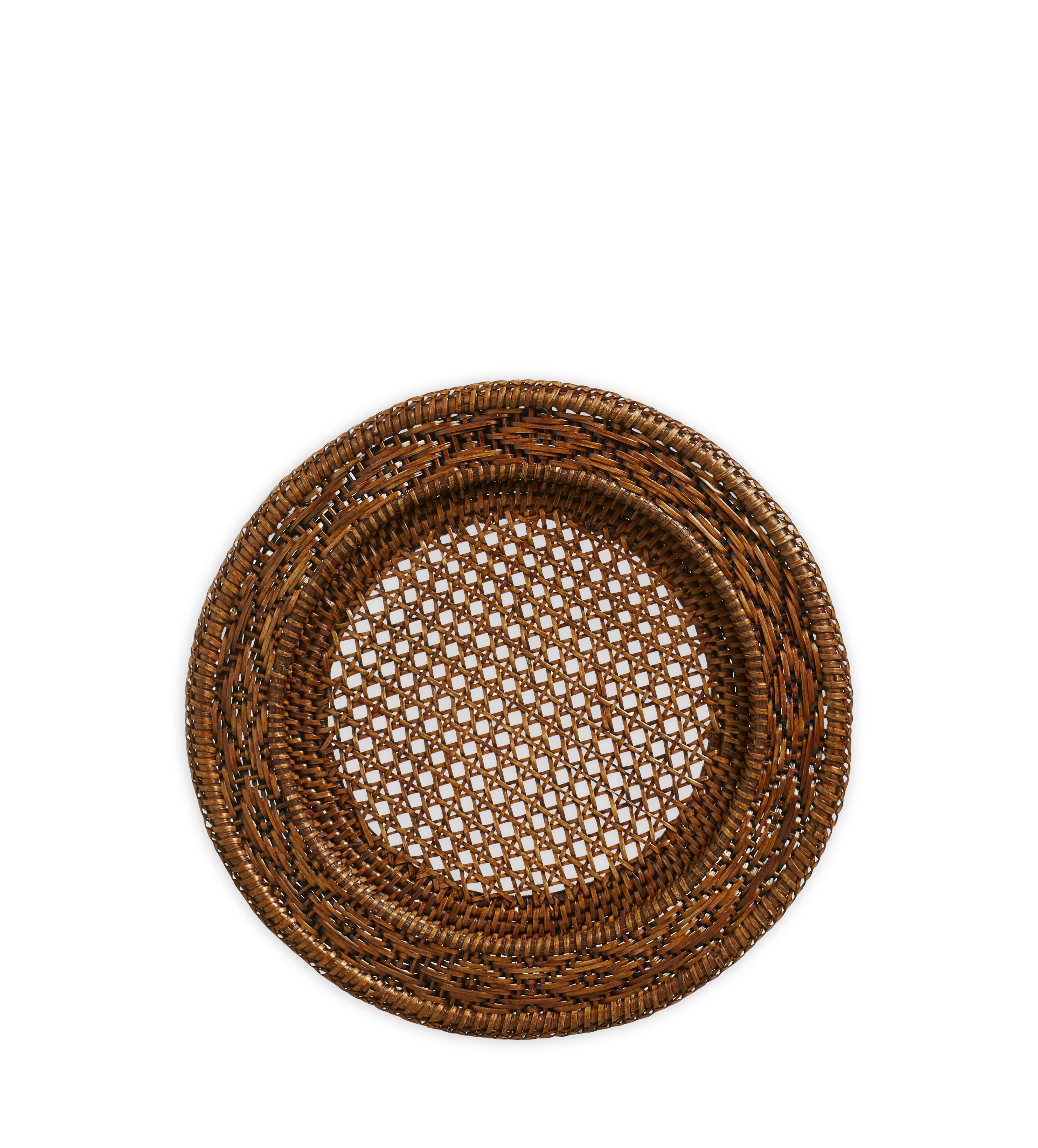 Mandalay Rattan Underplate – Rattan Brown