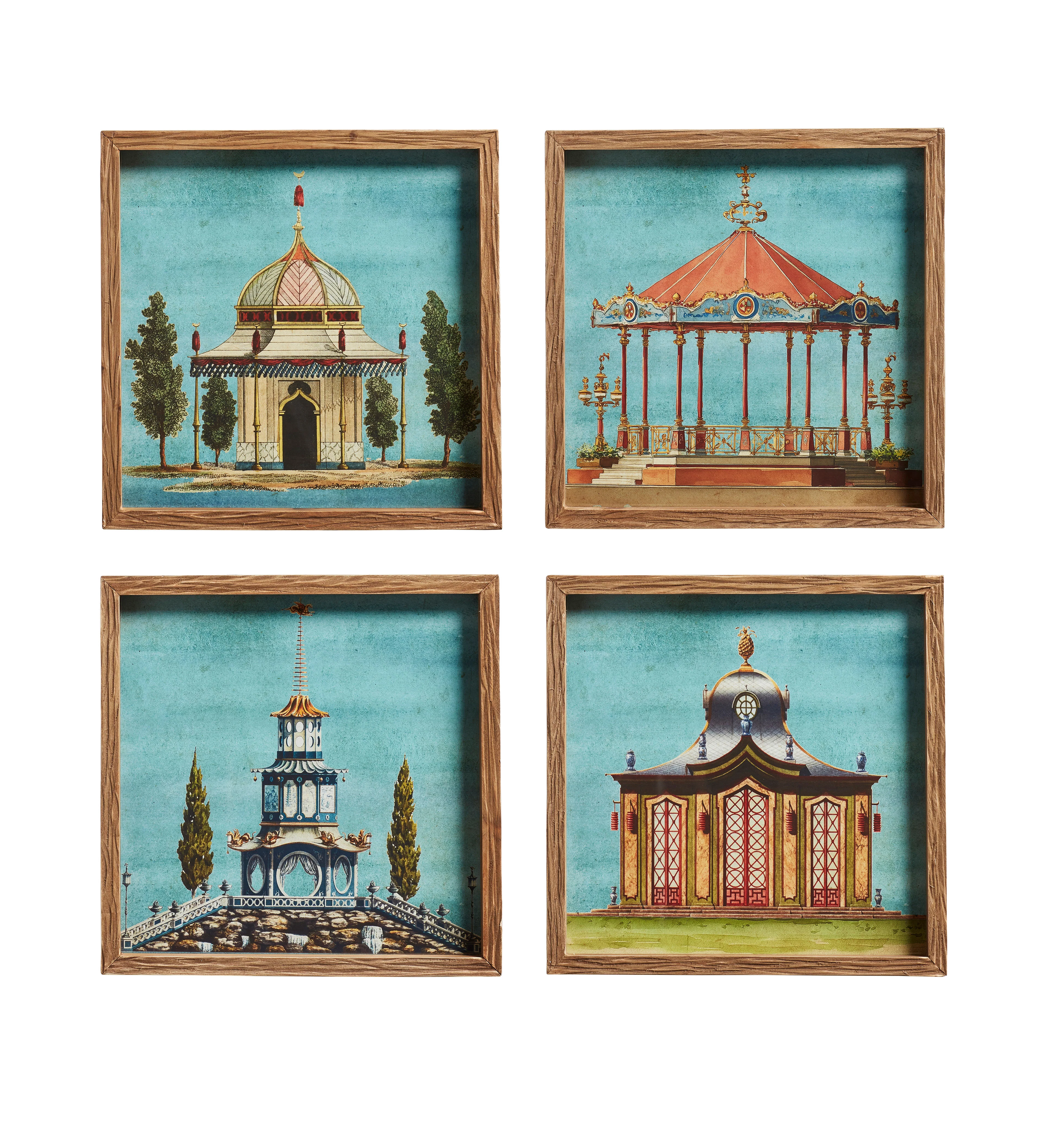 Mandira Prints – Set of Four – Multi