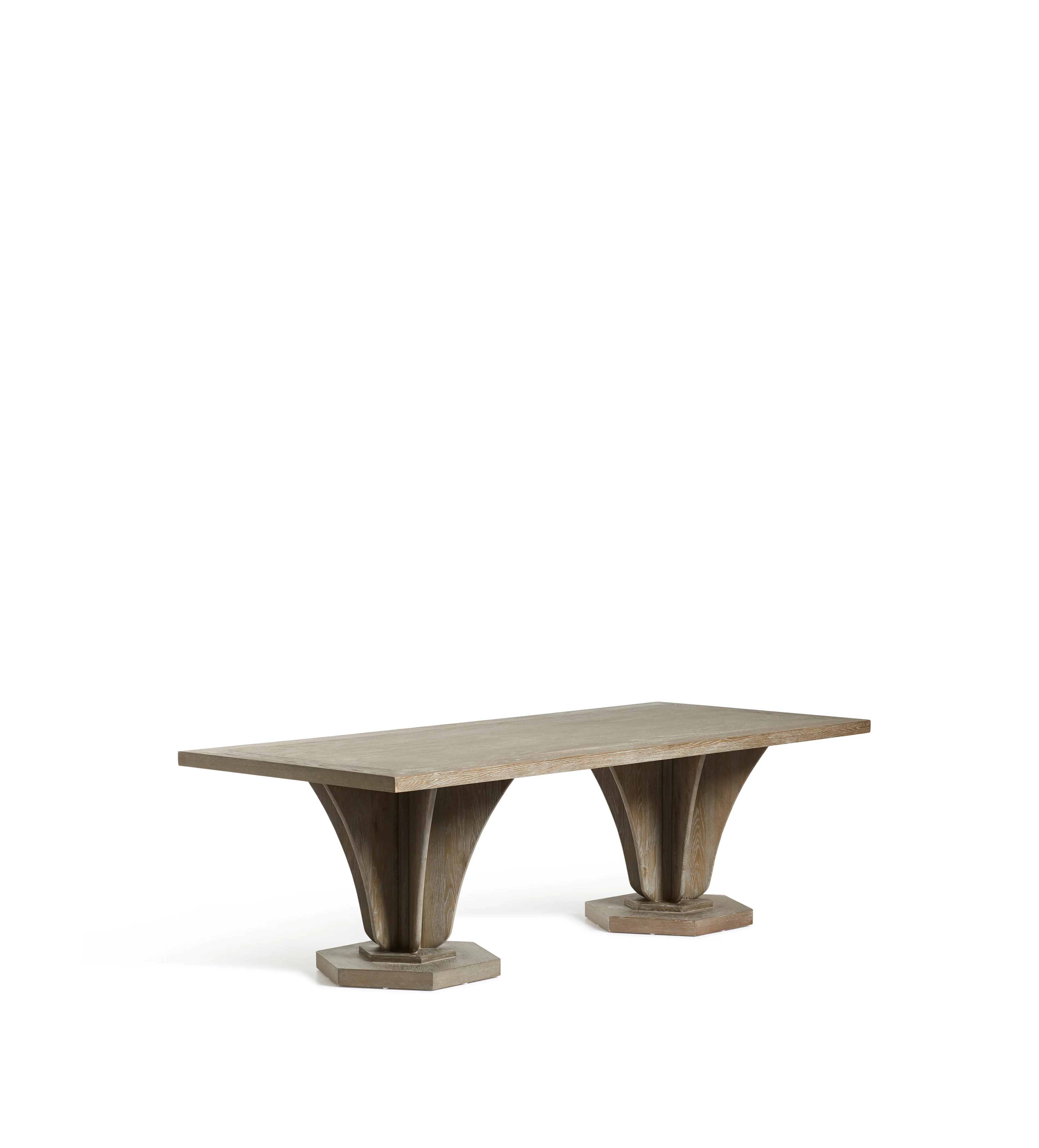 Allegro Rectangular Dining Table – Medium – Burnt Oak