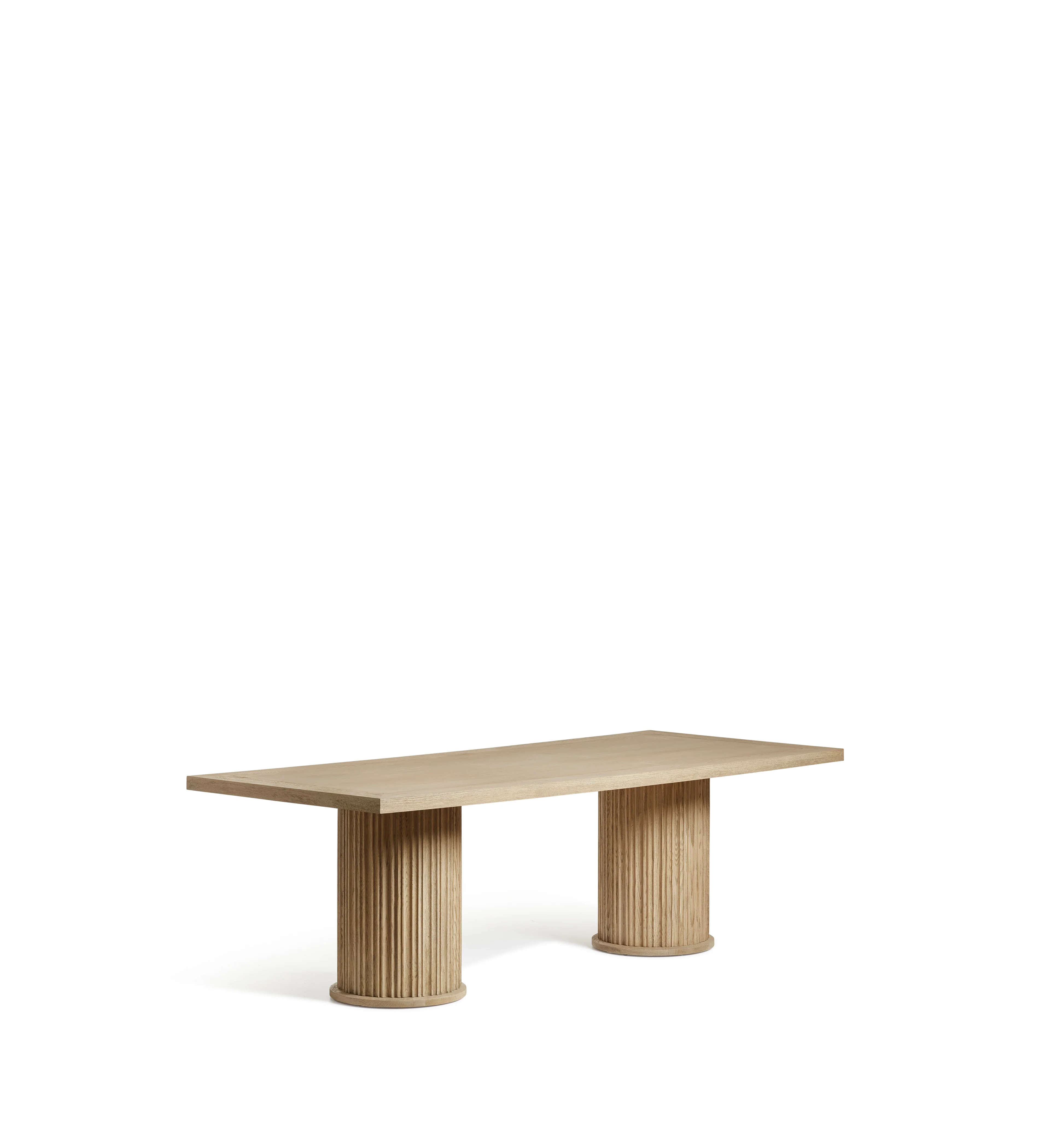Marcus Rectangular Dining Table – Medium – Weathered Oak