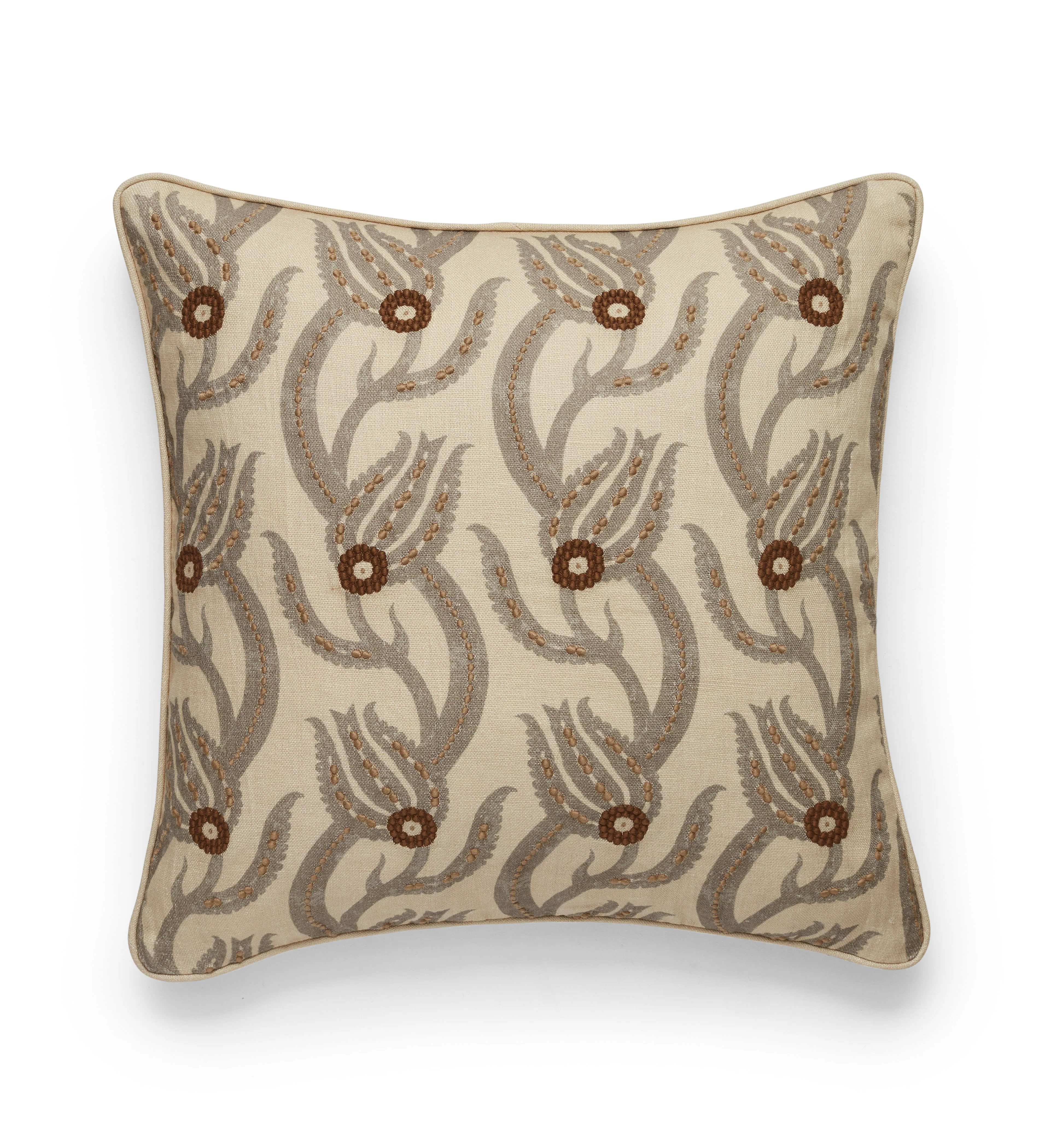 Muhibbi Cushion Cover – Pewter