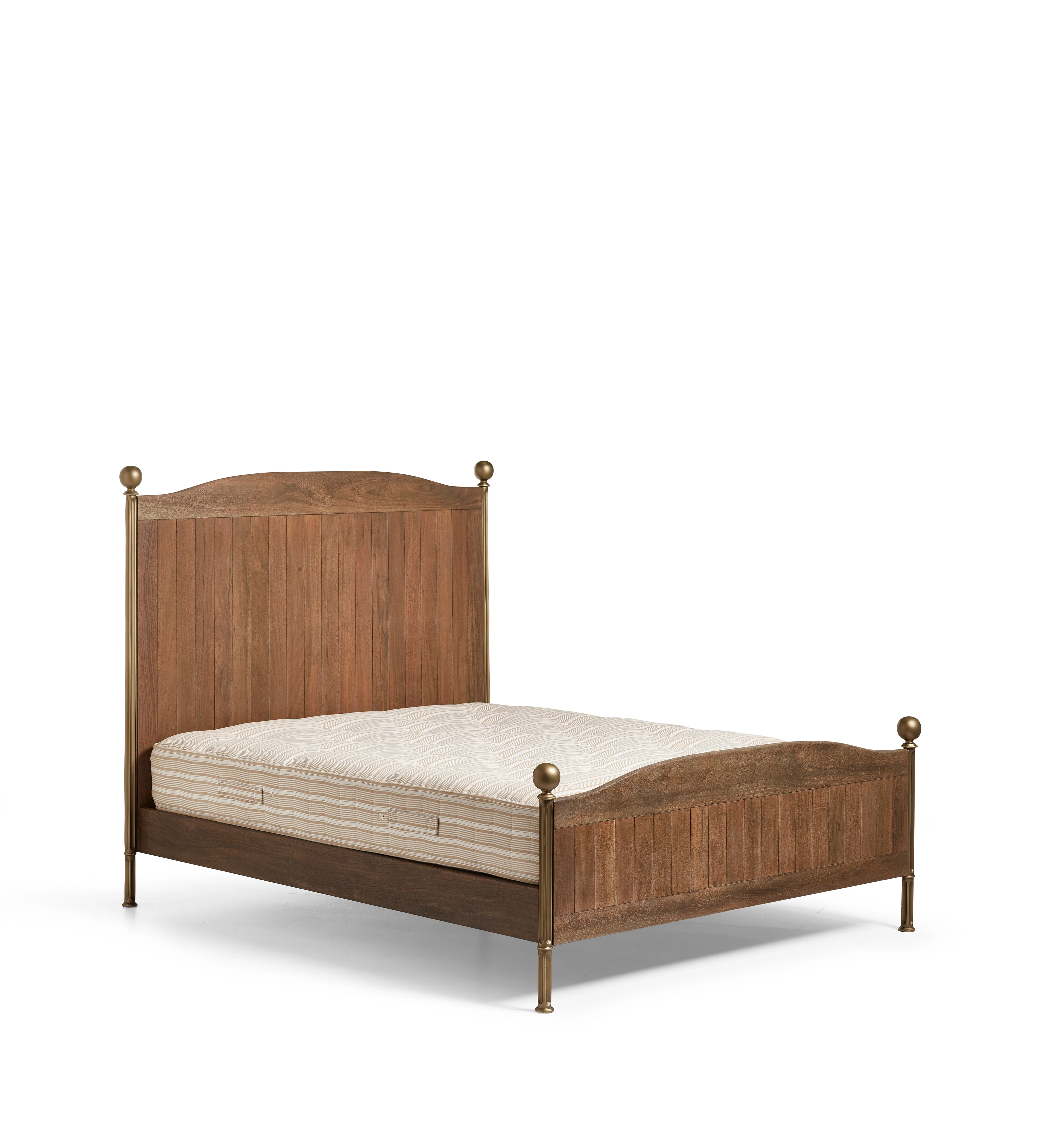 Muncaster Bed – King Size – Smoked Acacia