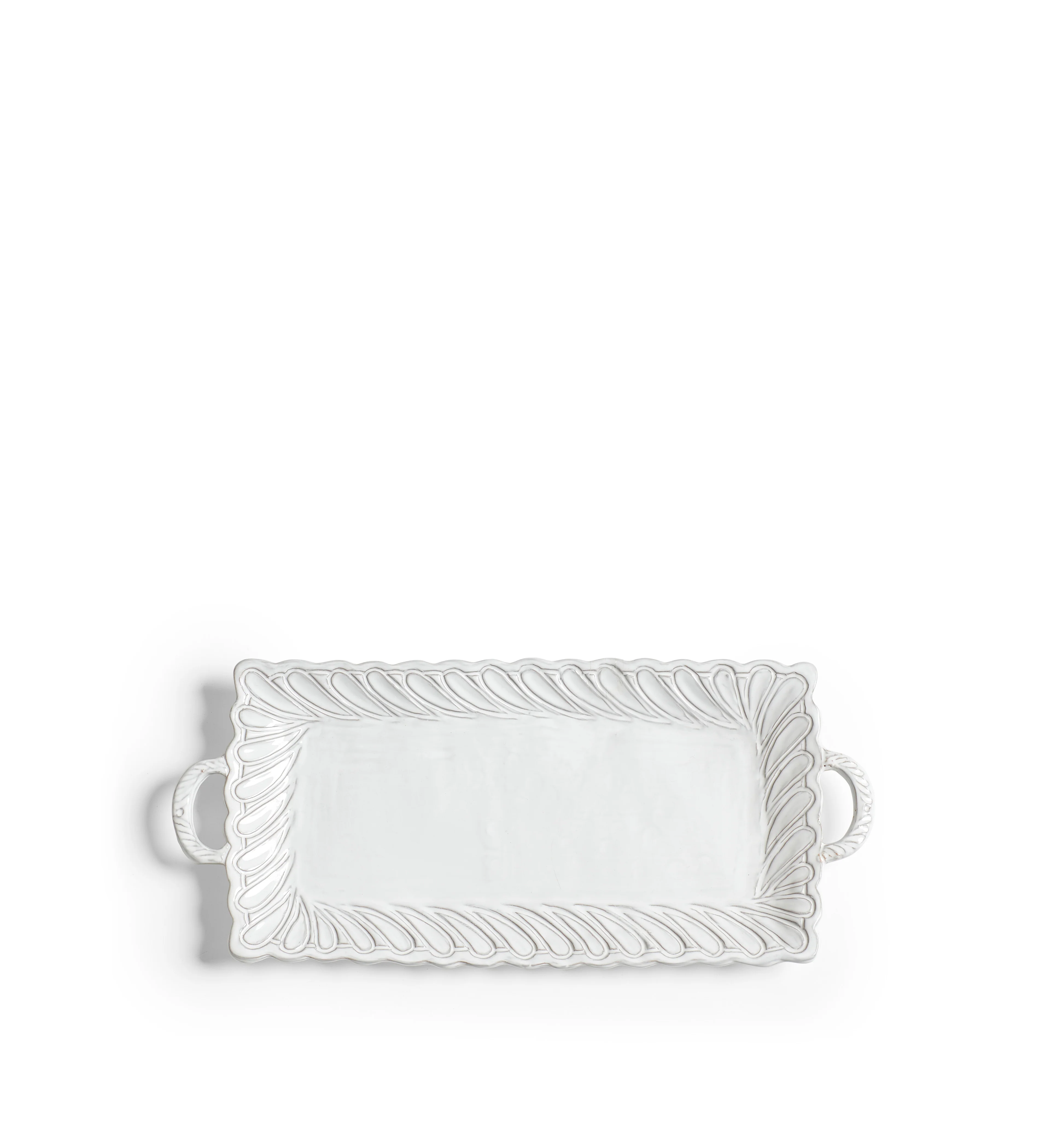 Nephele Platter – White