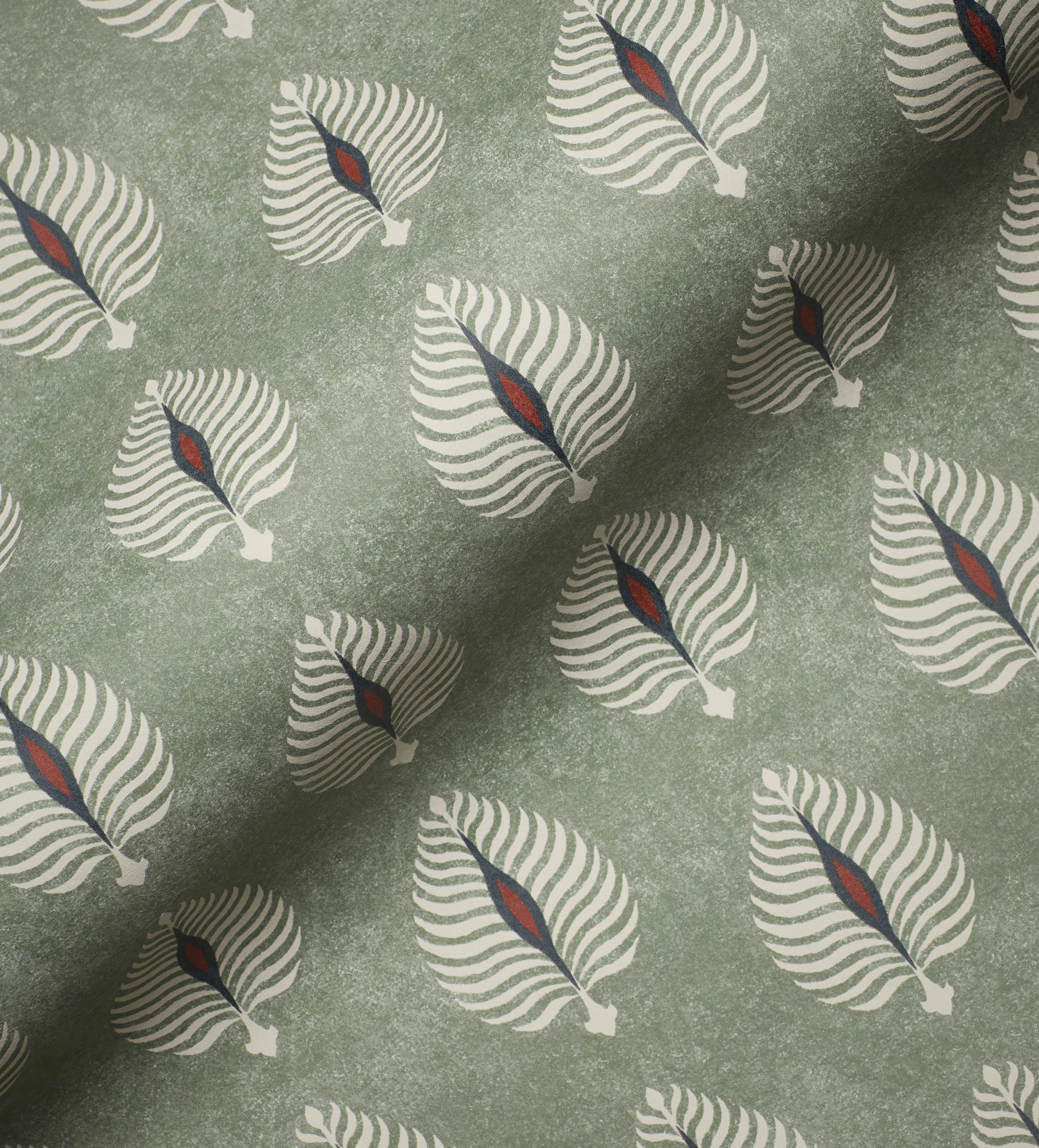 Ocellus Wallpaper, A4 Sample – Eau De Nil