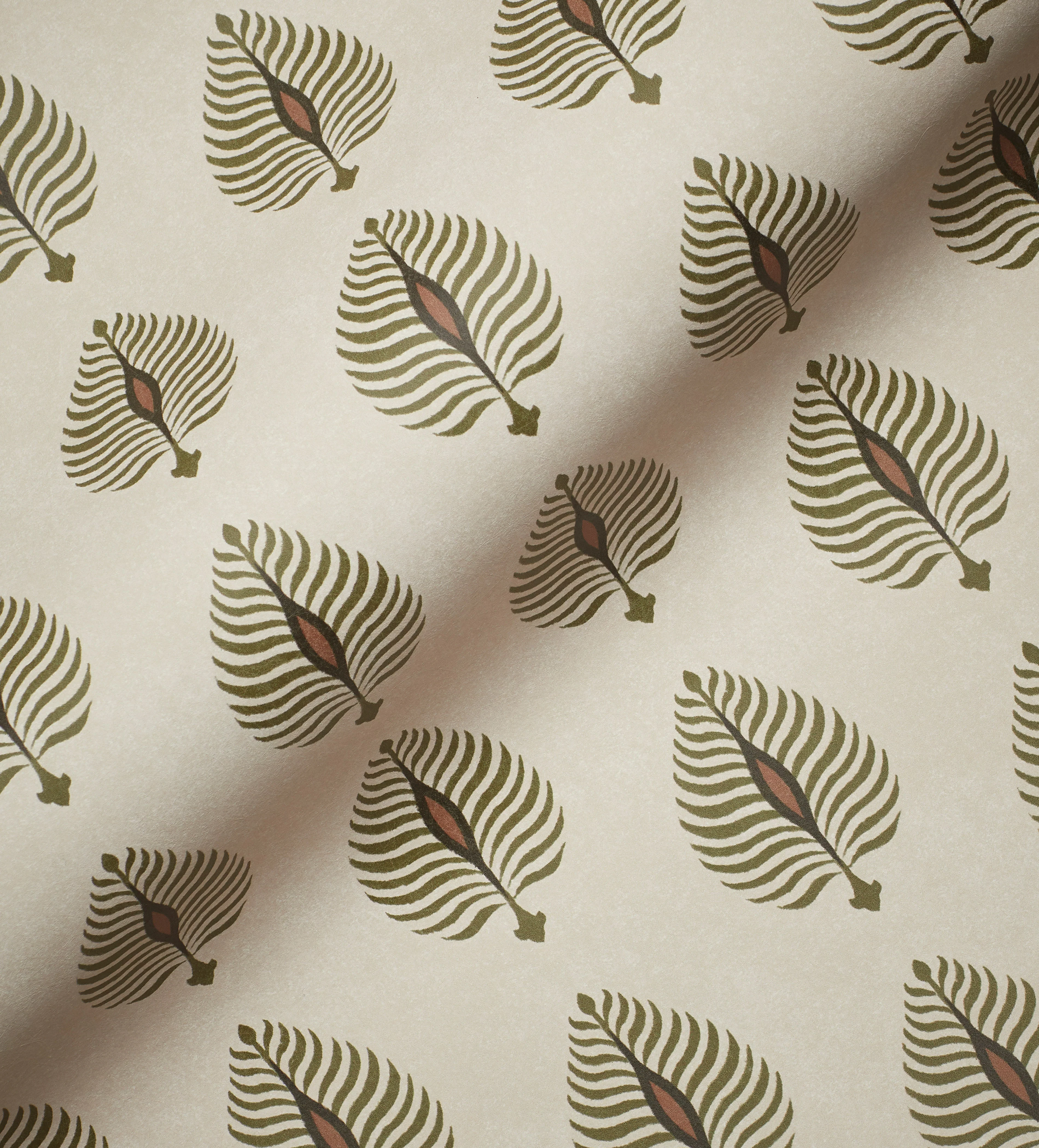 Ocellus Wallpaper, A4 Sample – Spruce