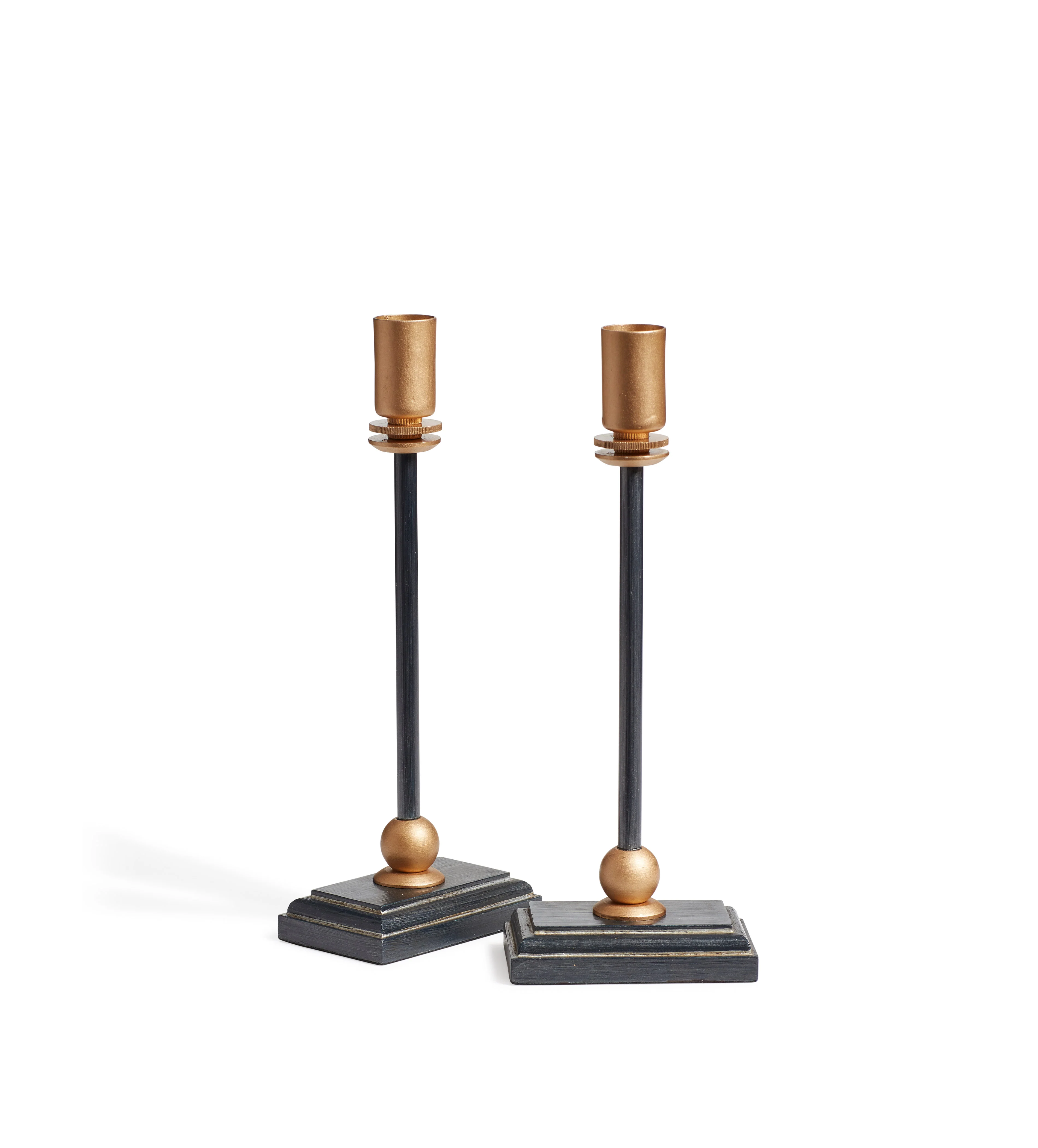 Grisewood Candle Holders Pair – Petrol