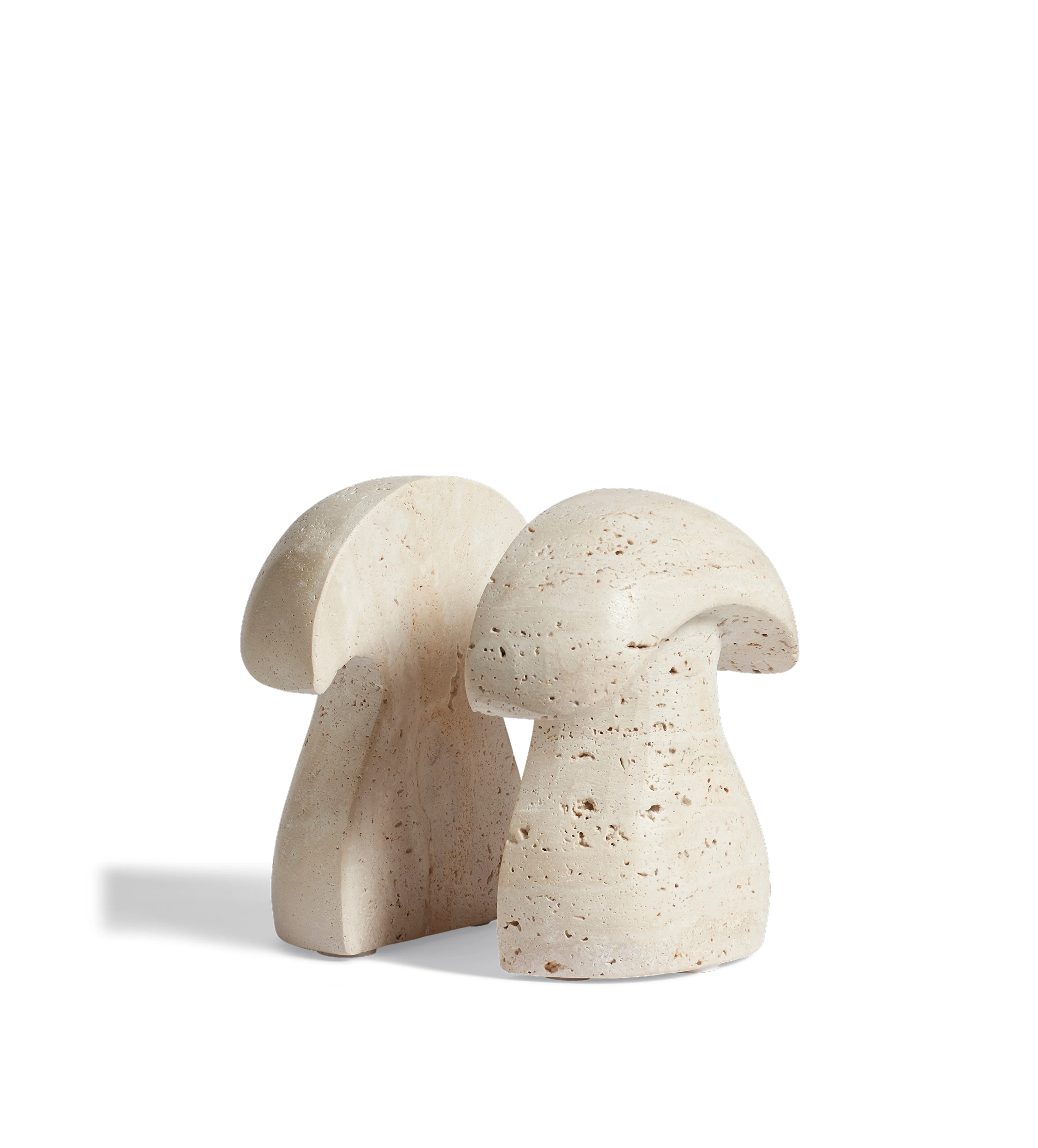 Muscaria Mushroom Bookends – Travertine