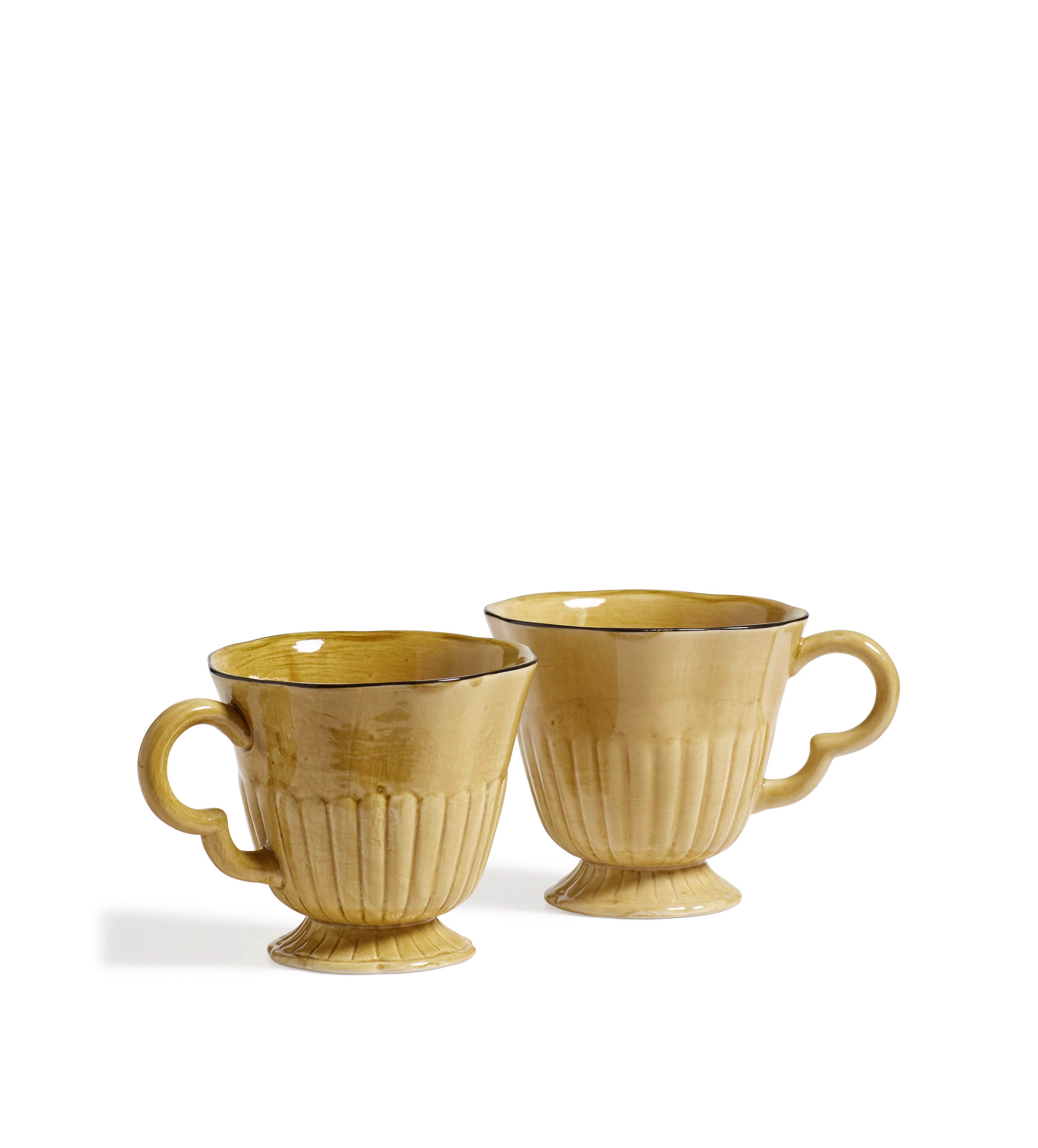 Winslow Mugs Pair – Yellow