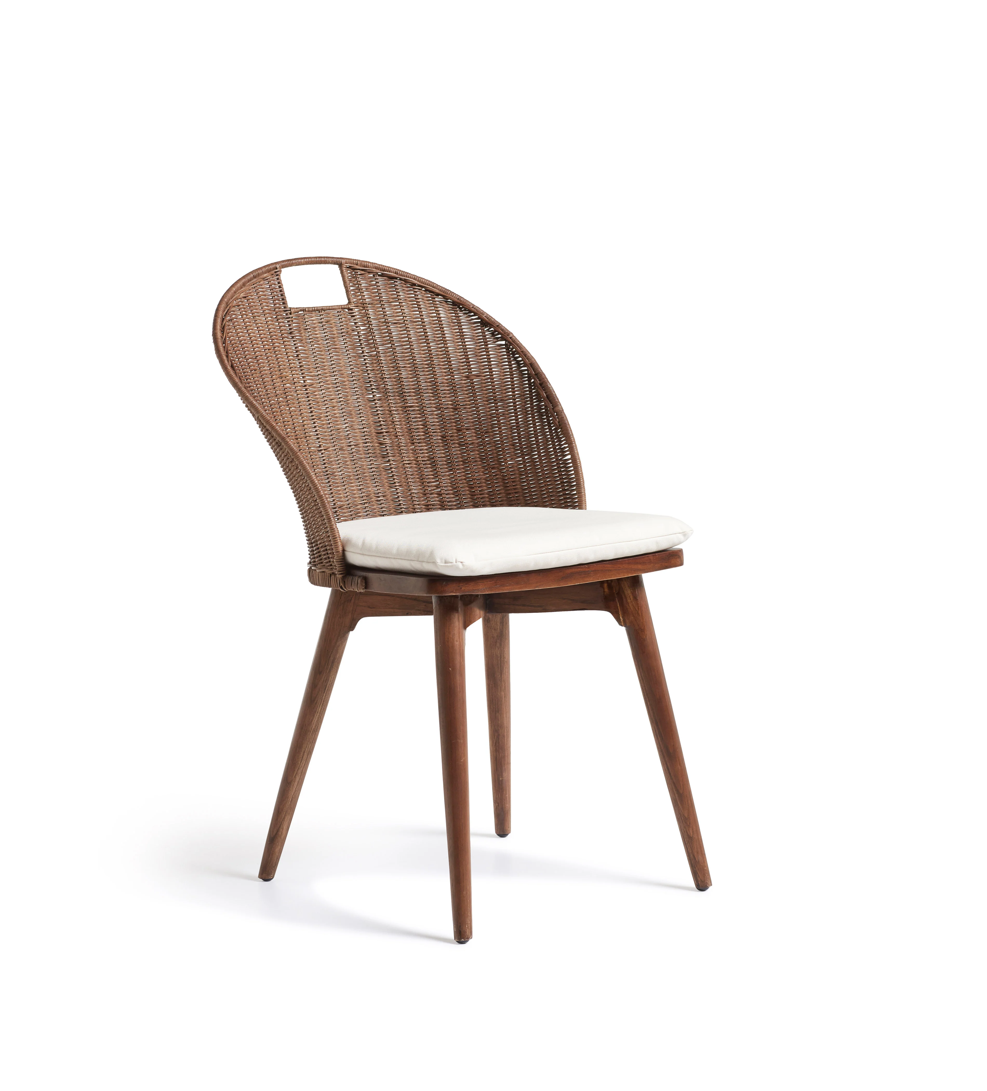 Panela Rattan Dining Chair – Chestnut
