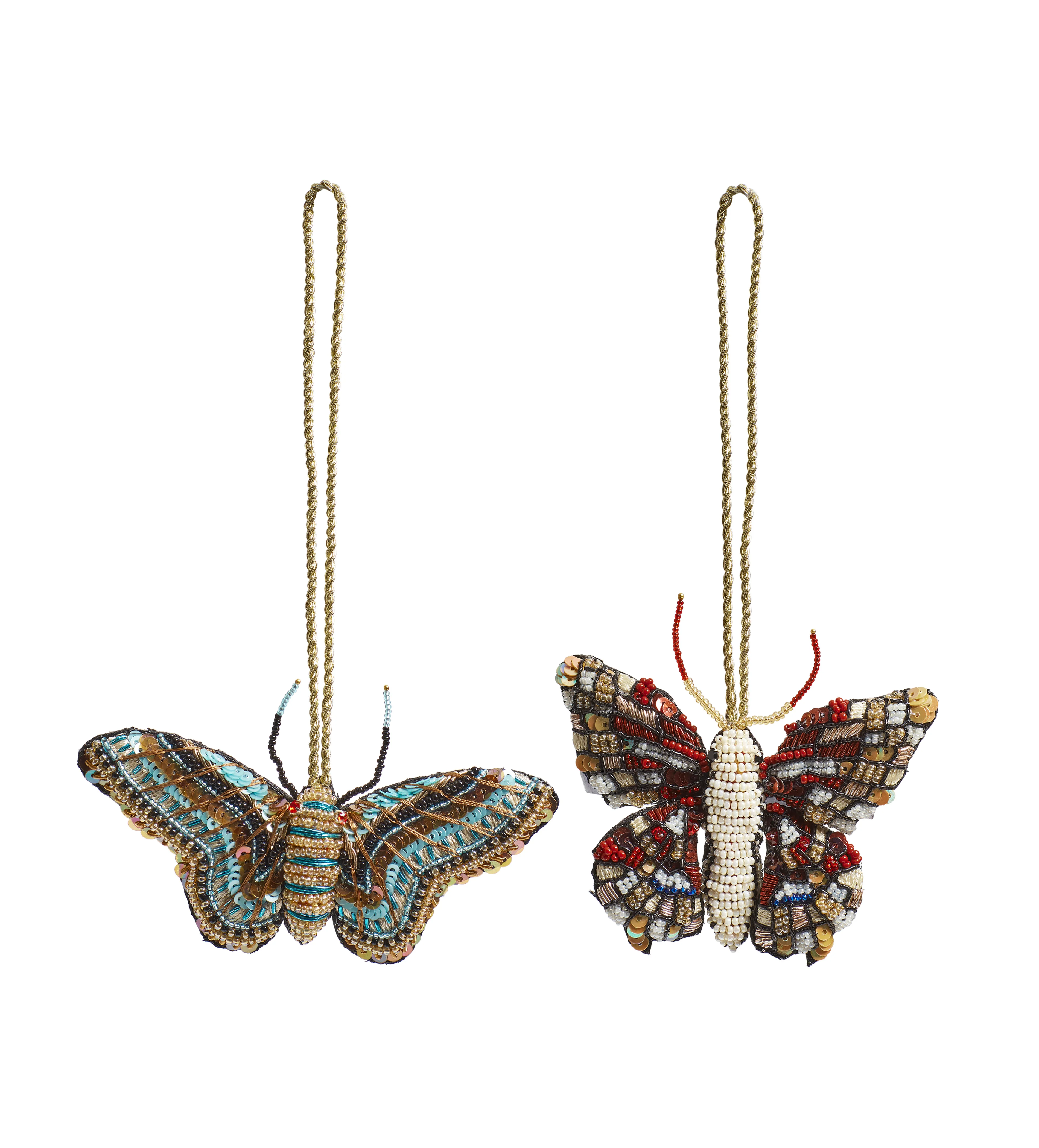 Papilio Butterfly Hanging Decorations Pair – Multi