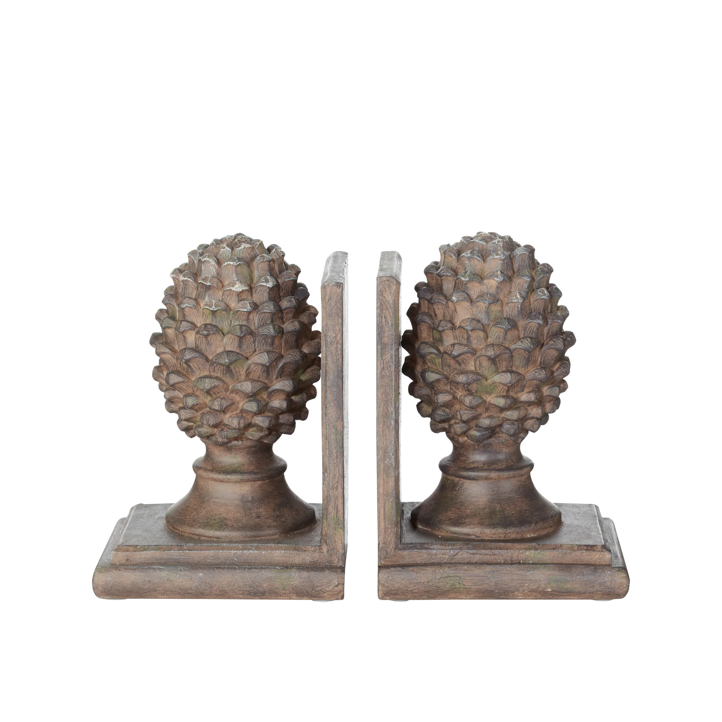 Pinus Bookends Pair – Bronze