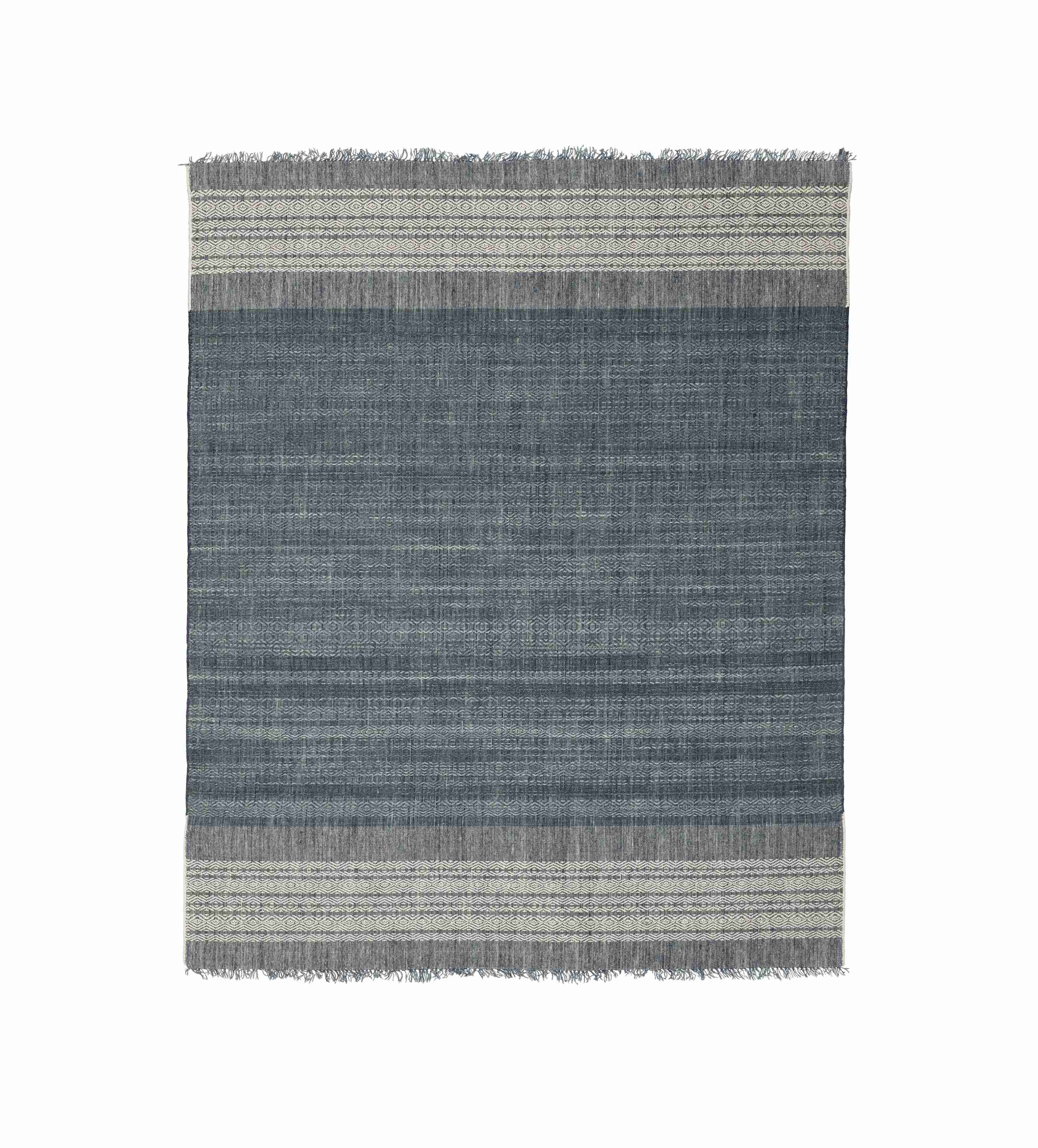 Plima Rug 244x305cm – Indigo/Natural