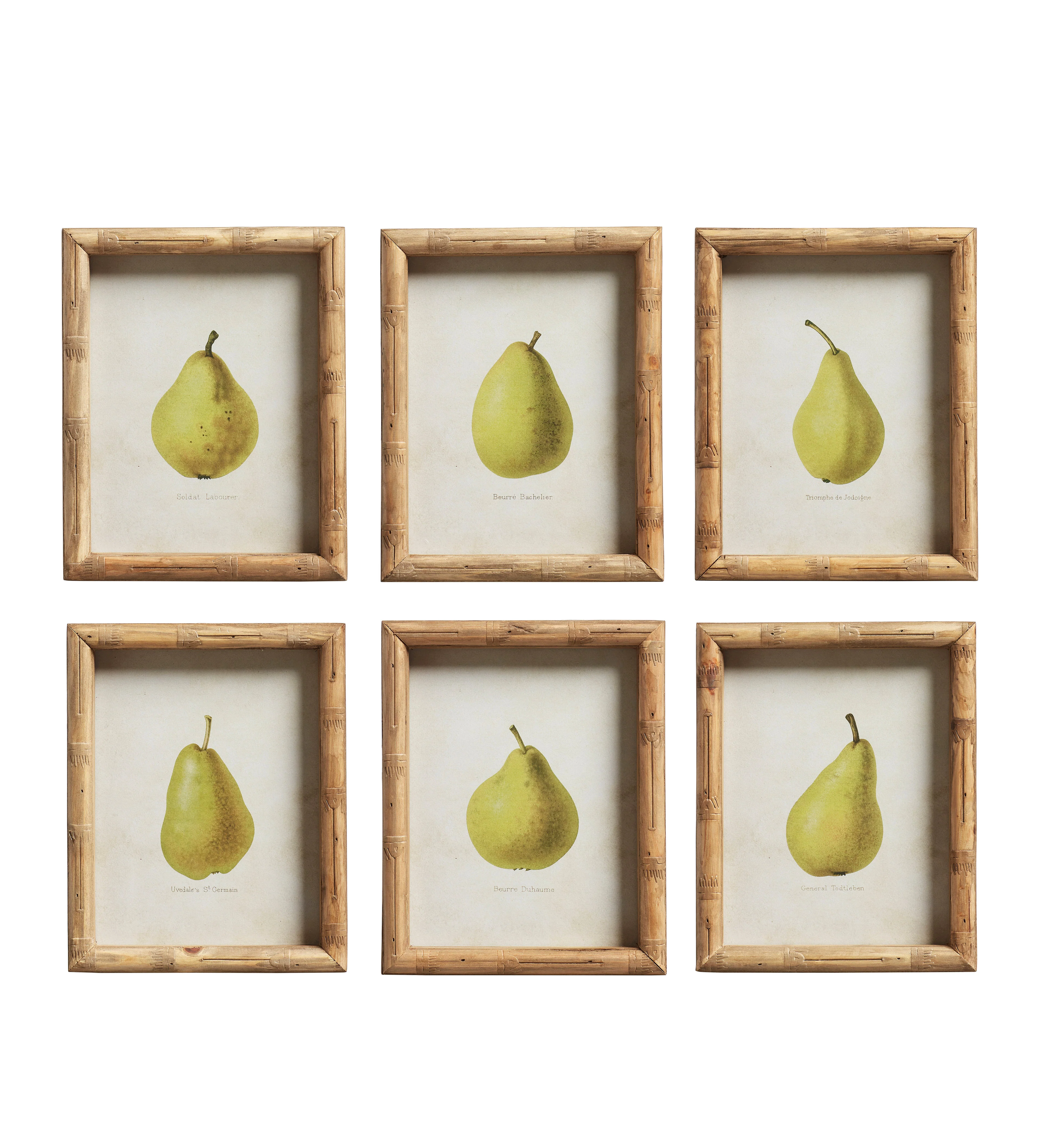 Poire Prints – Set of Six – Multi