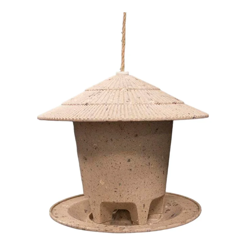 Deluxe Round Bird Feeder – Coffee Husks