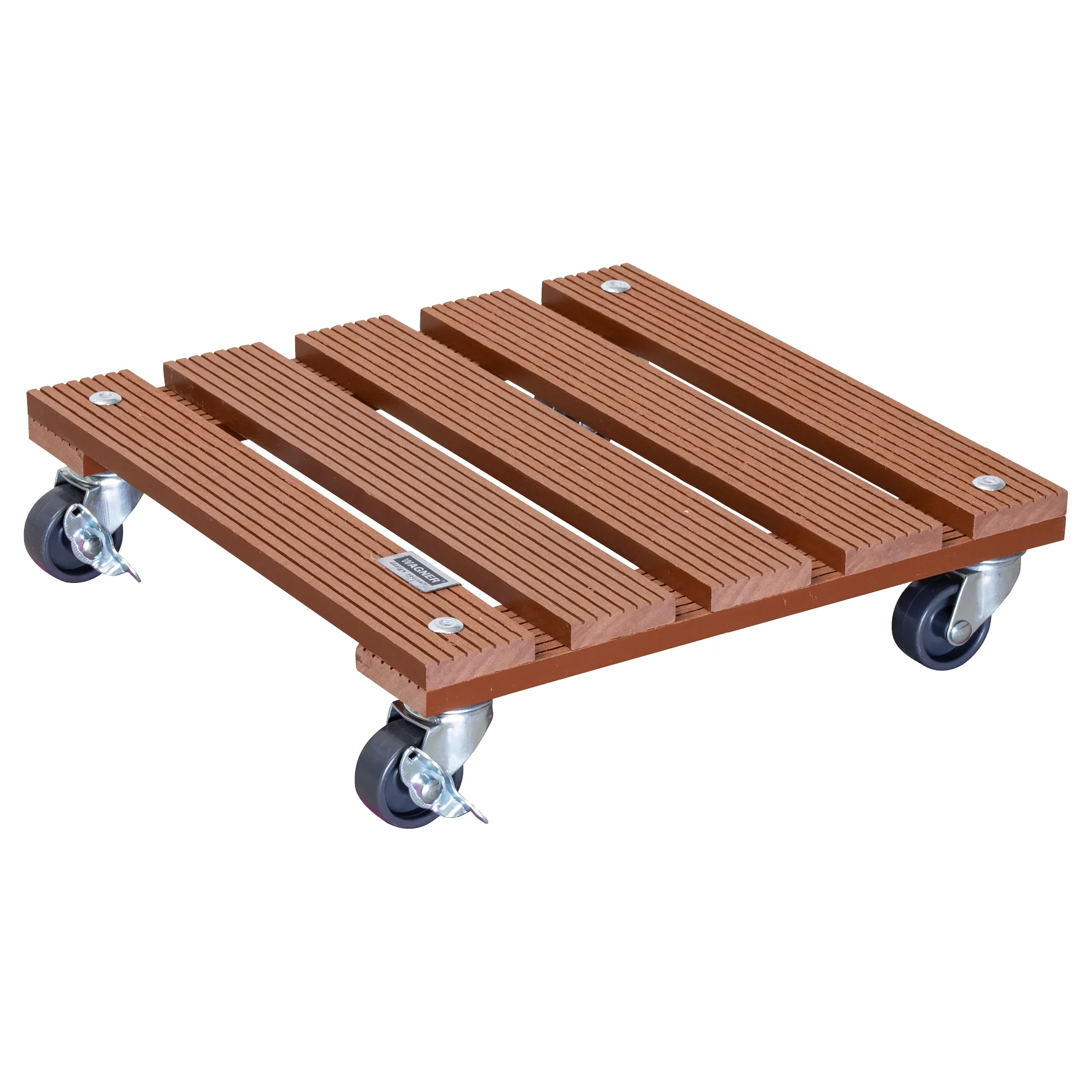 11.4″ Terra Cotta Square WPC Plant Caddy