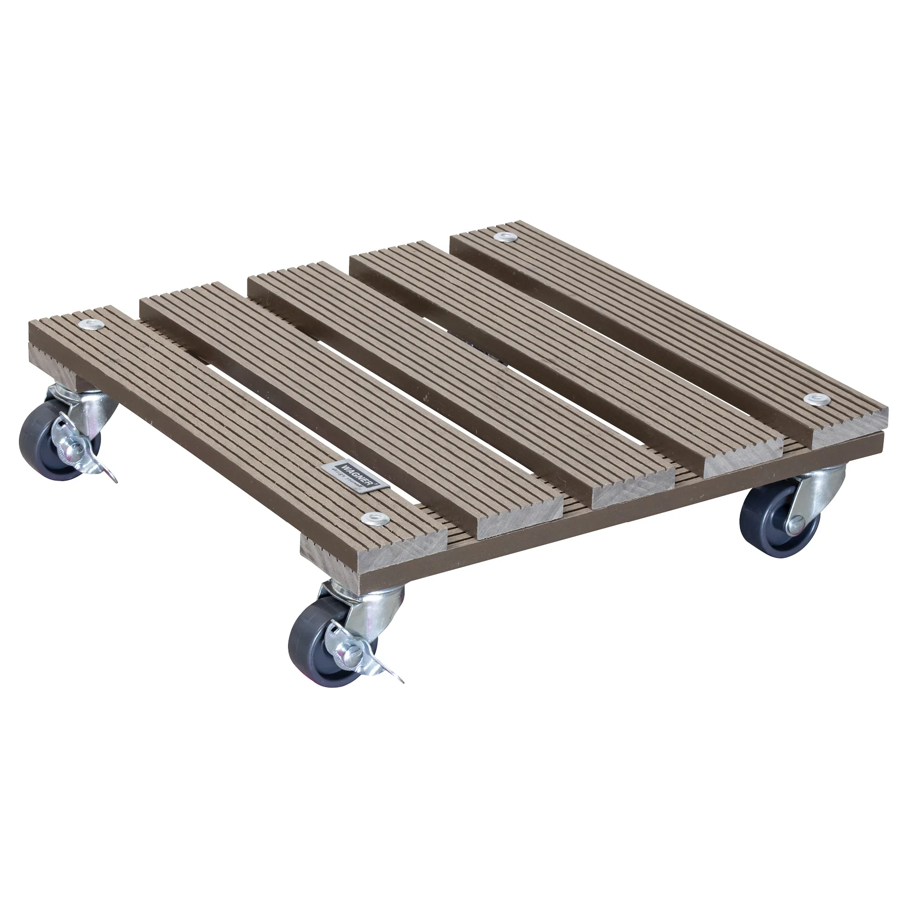 11.4″ Taupe Square WPC Plant Caddy