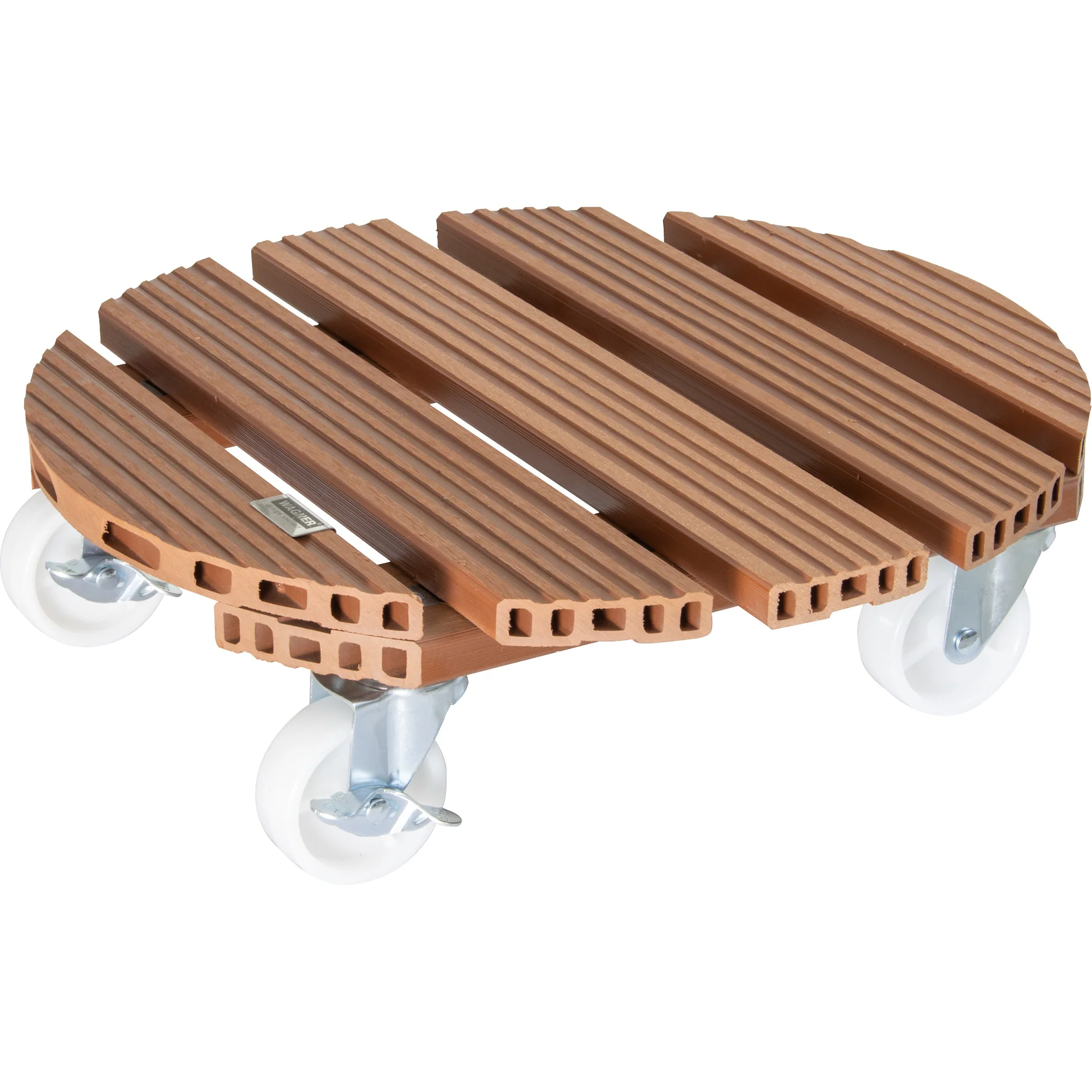 15.1″ Terra Cotta Round WPC Plant Caddy