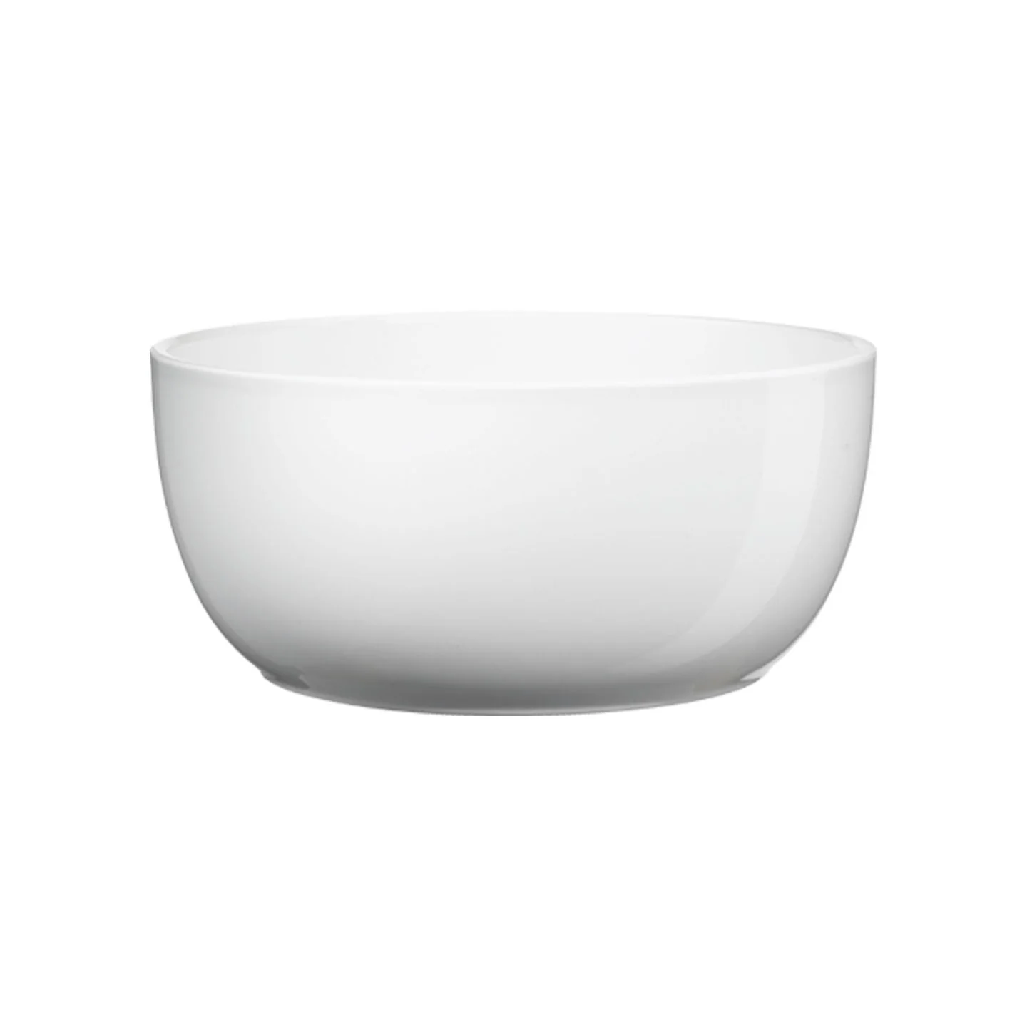 6.3″ Shiny White Ceramic Basel Full Color Pot