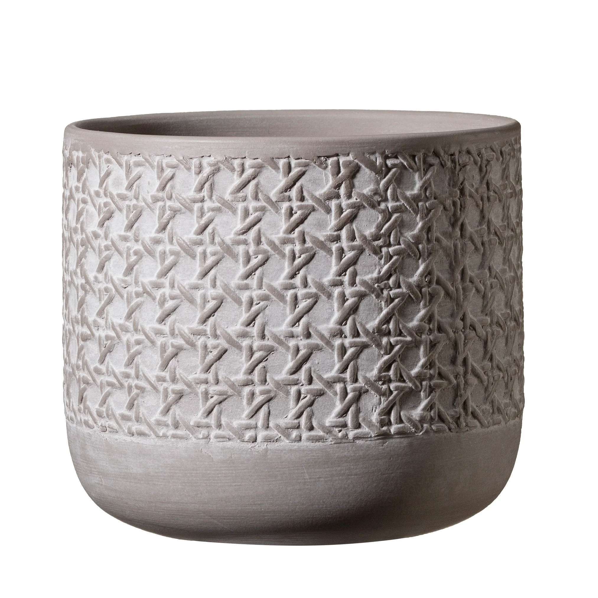 5.1″ Silk Gray Ceramic Vienna Pot