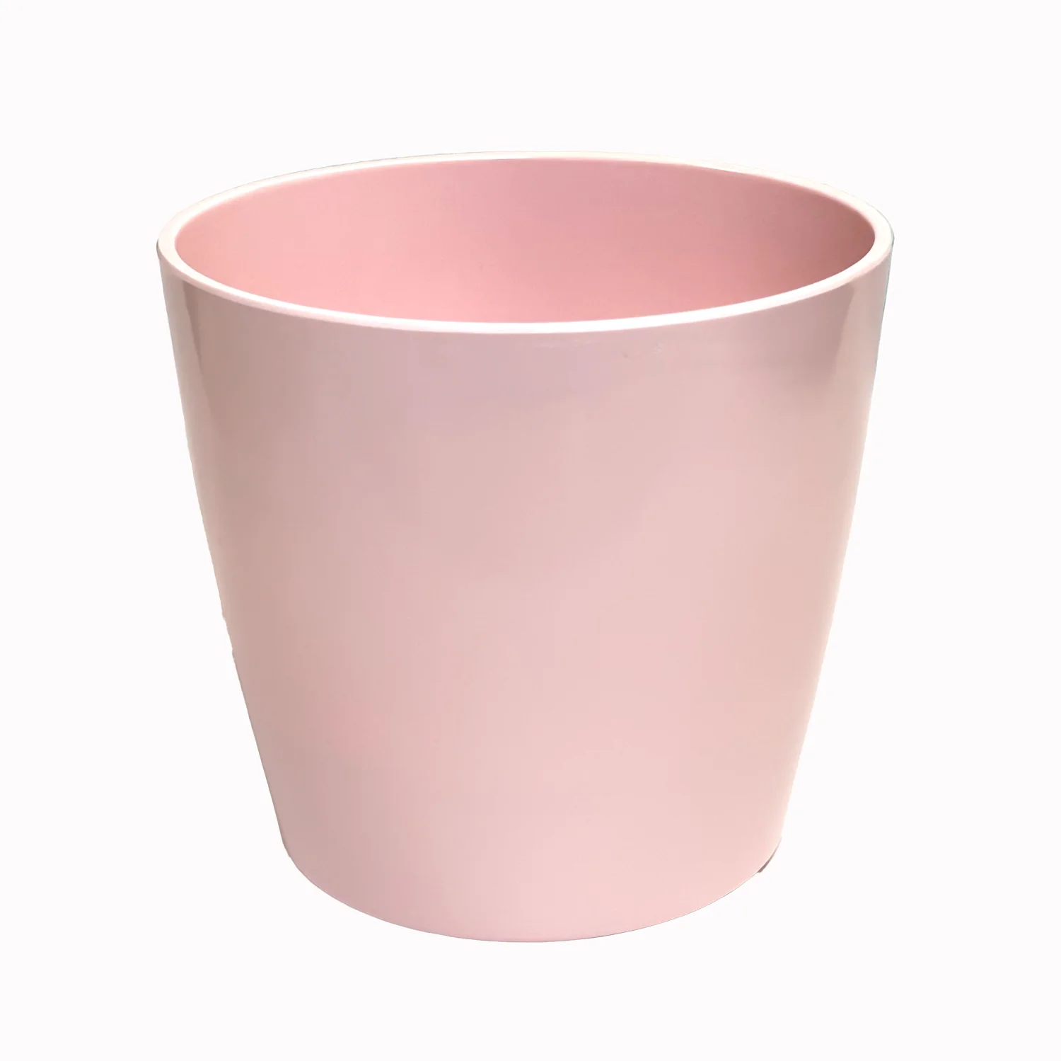 7″ Rose Round Self-Watering Bamboo Pot