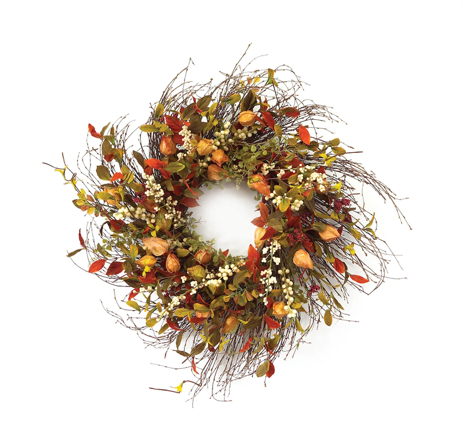 Cape Gooseberry Wreath 20″D