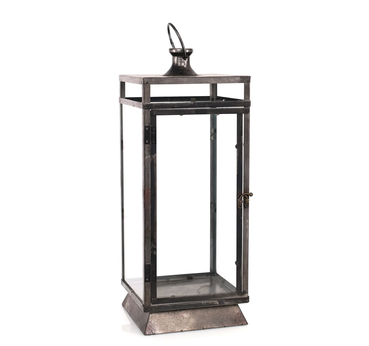 Black Metal Lantern 20.5″H