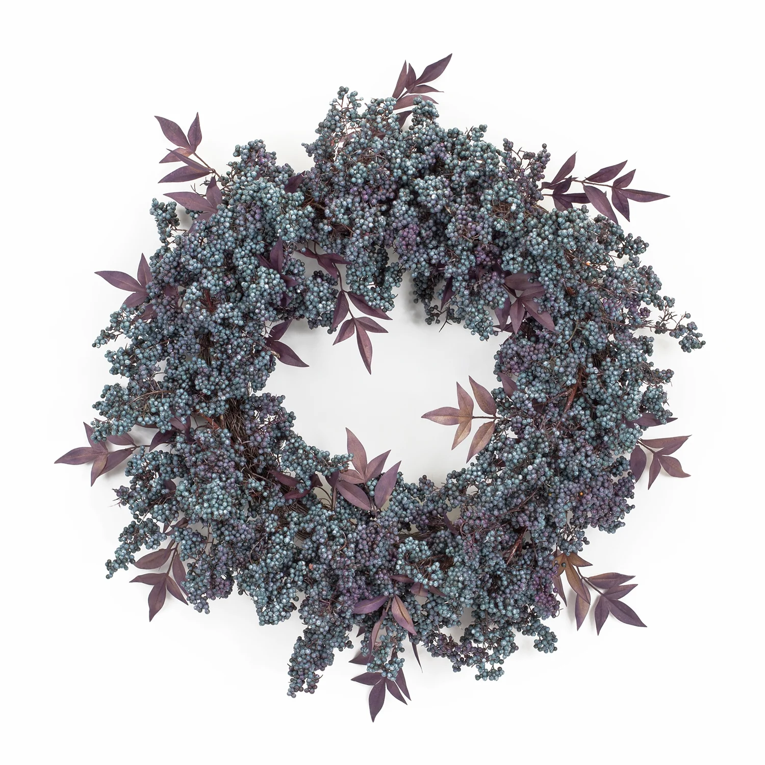 Mini Berry and Leaf Wreath 20″D