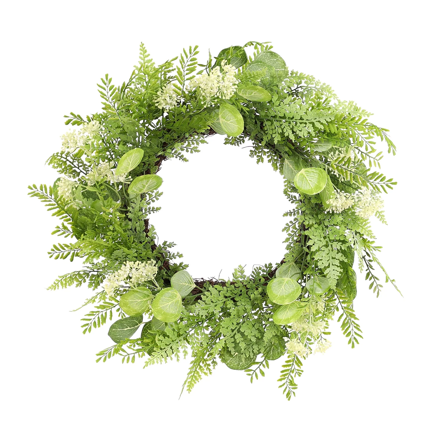 Mixed Fern Foliage Wreath 27.5″D