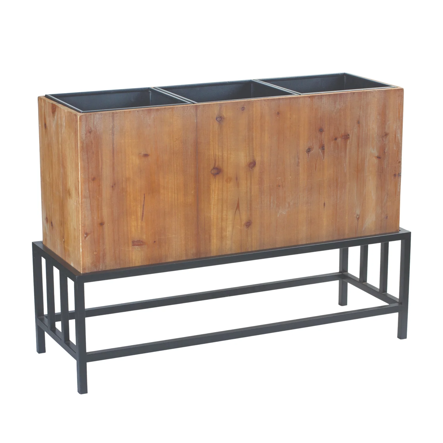 Triple Planter on Stand