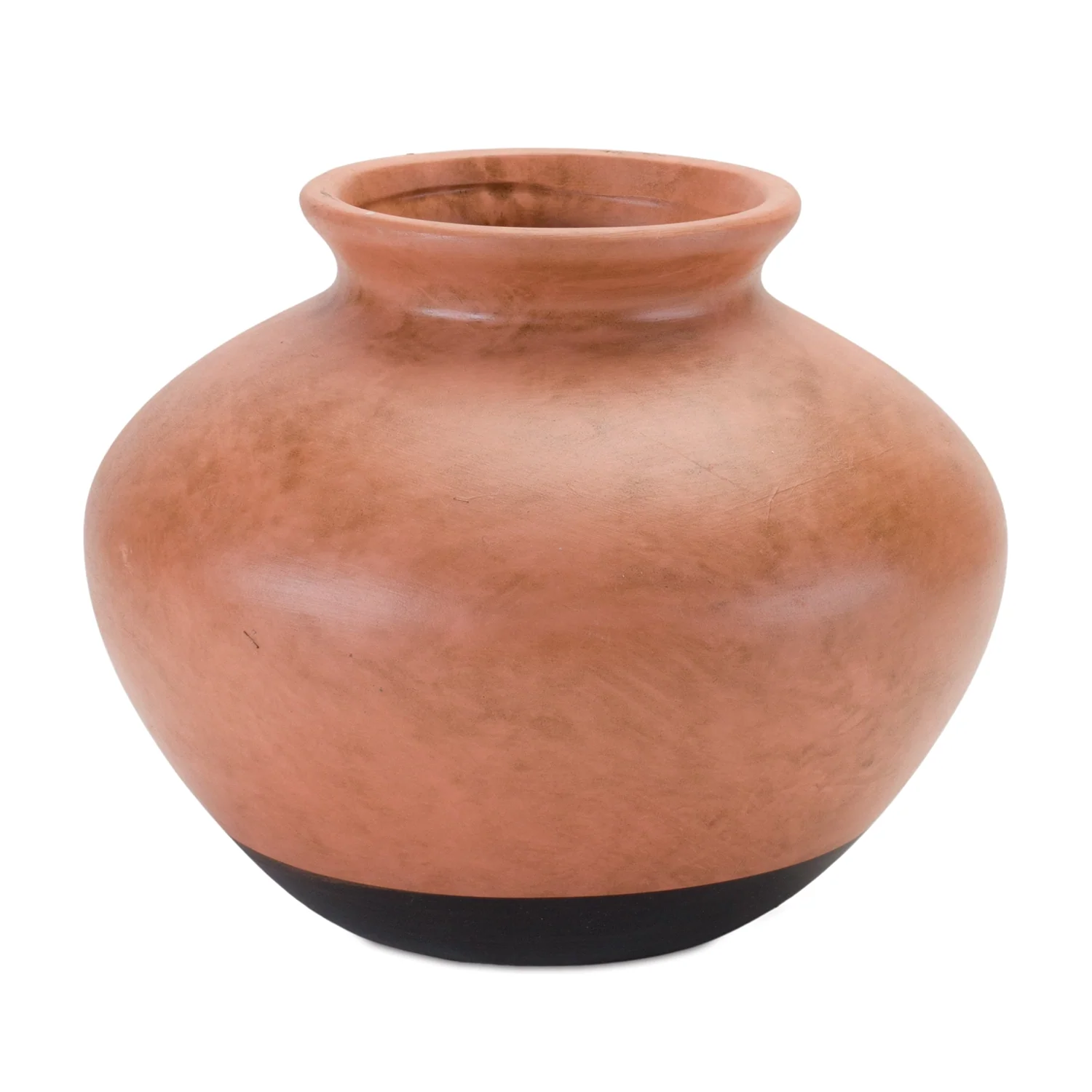 Two Tone Ceramic Vase 9″D
