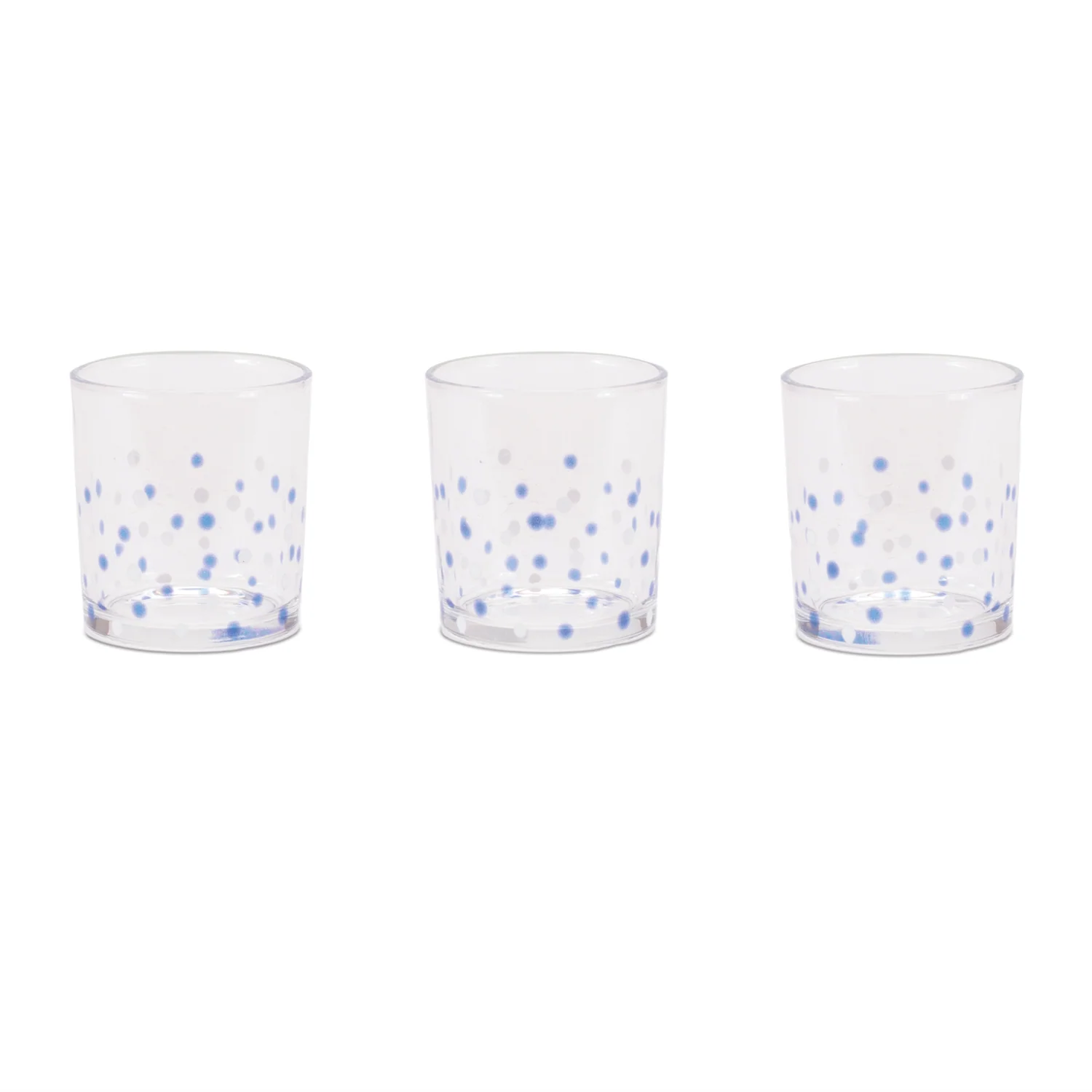 Dotted Glass Votive Candle Holder (Set of 3)