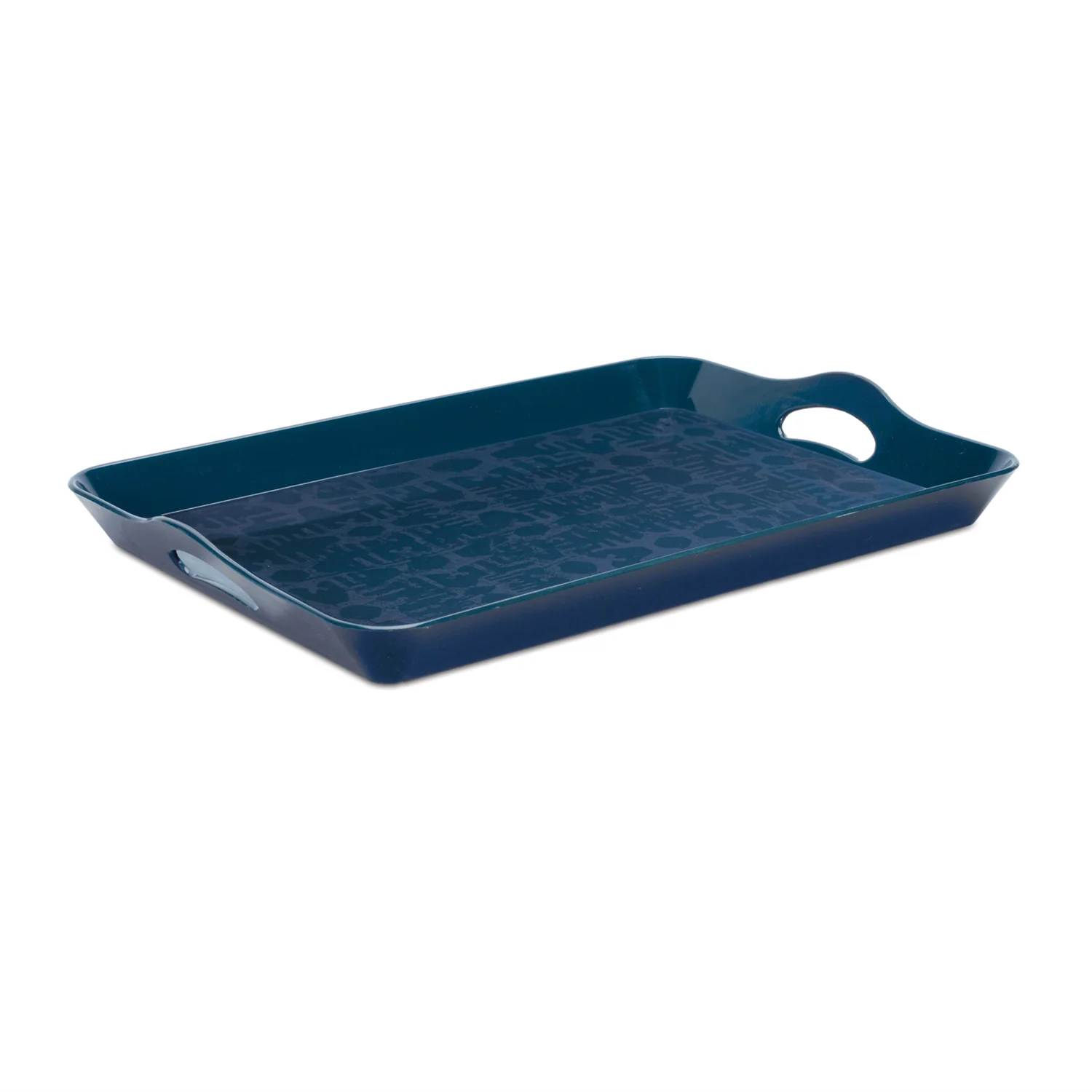 Abstract Geometric Print Tray 17″L