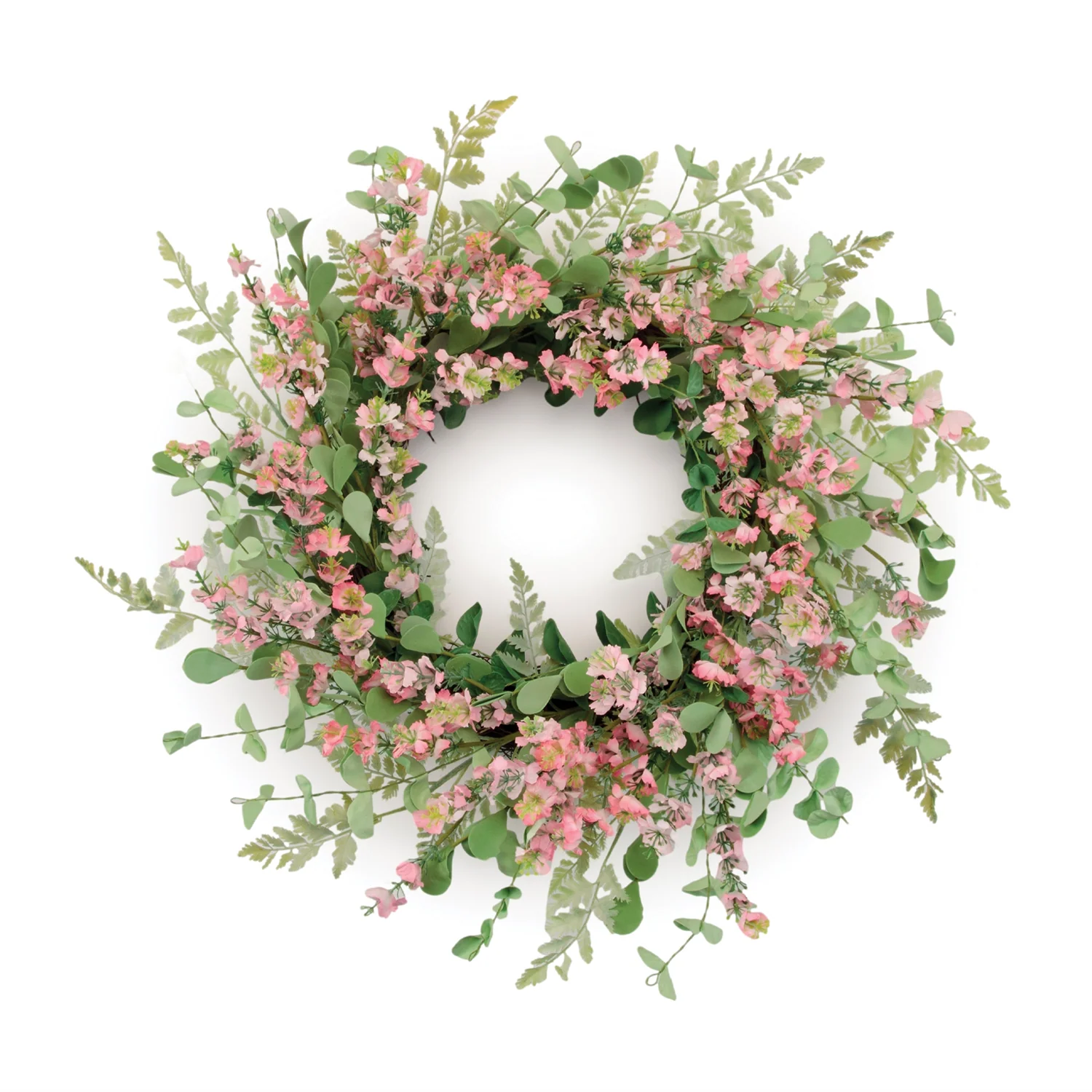 Mixed Blossom Floral Wreath 18″D