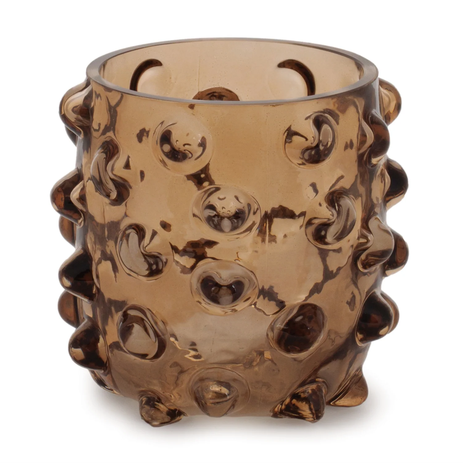 Textured Glass Candle Holder (Set of 6)