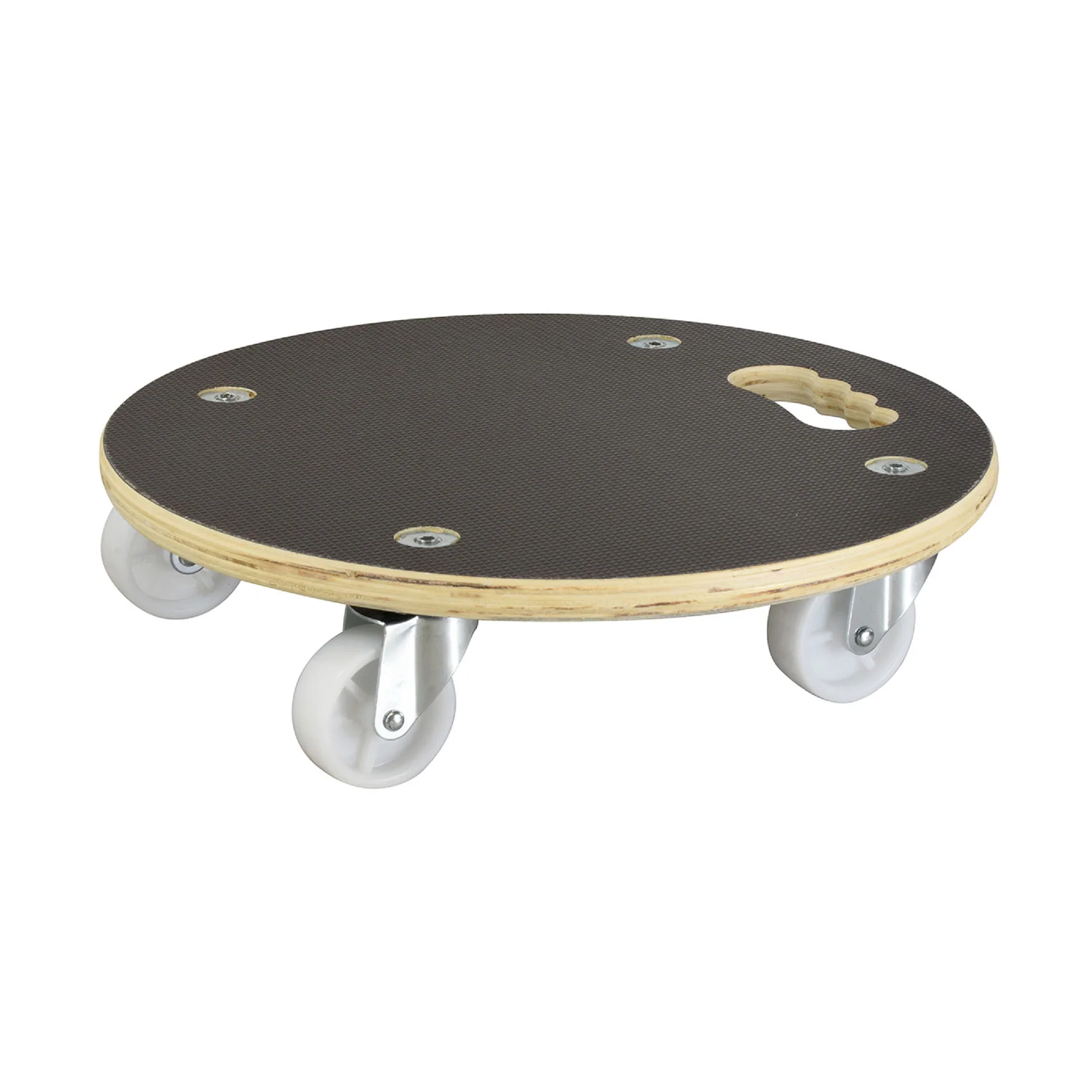 15″ Black Round MaxiGrip Plant Caddy