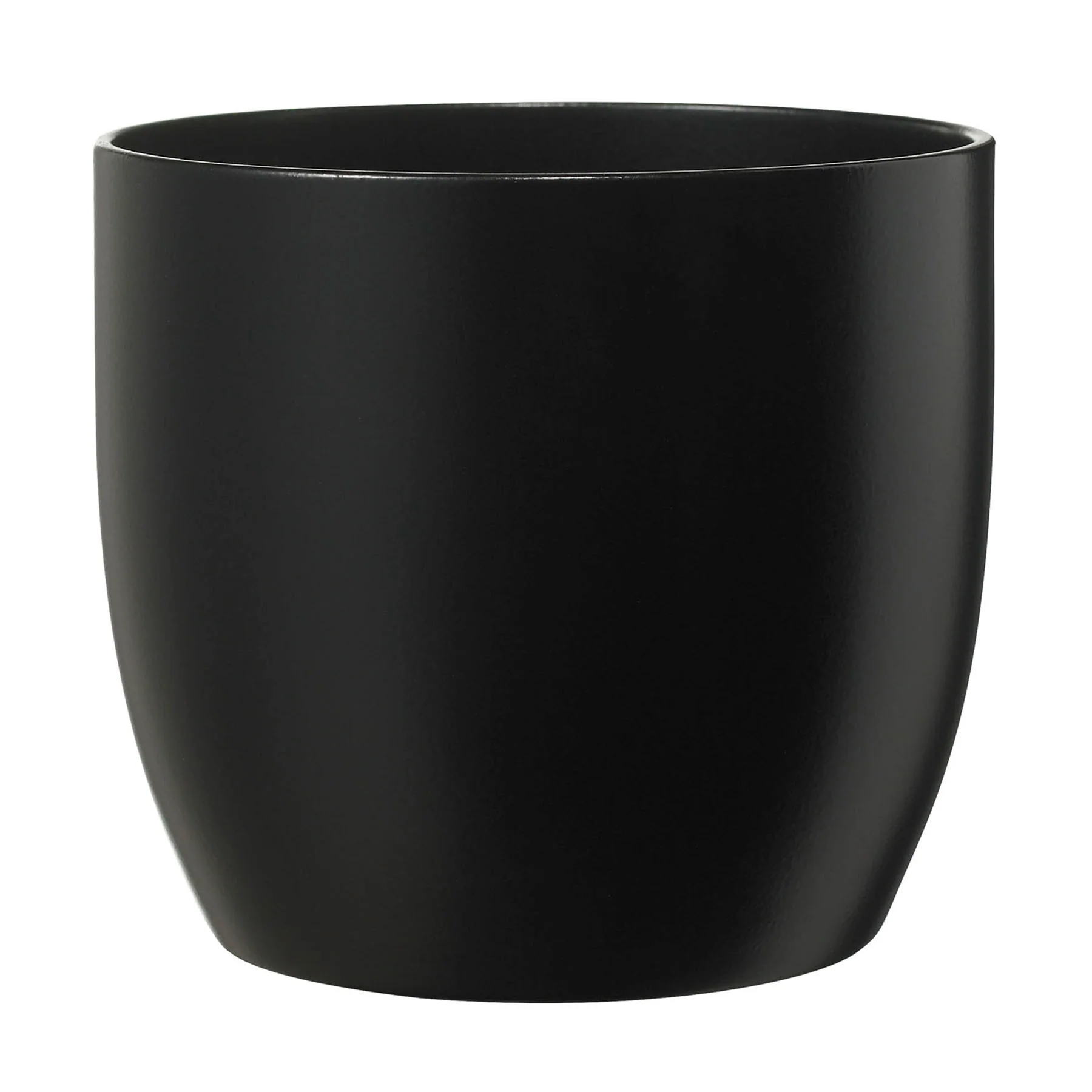 5.1″ Black Ceramic Basel Fashion Pot