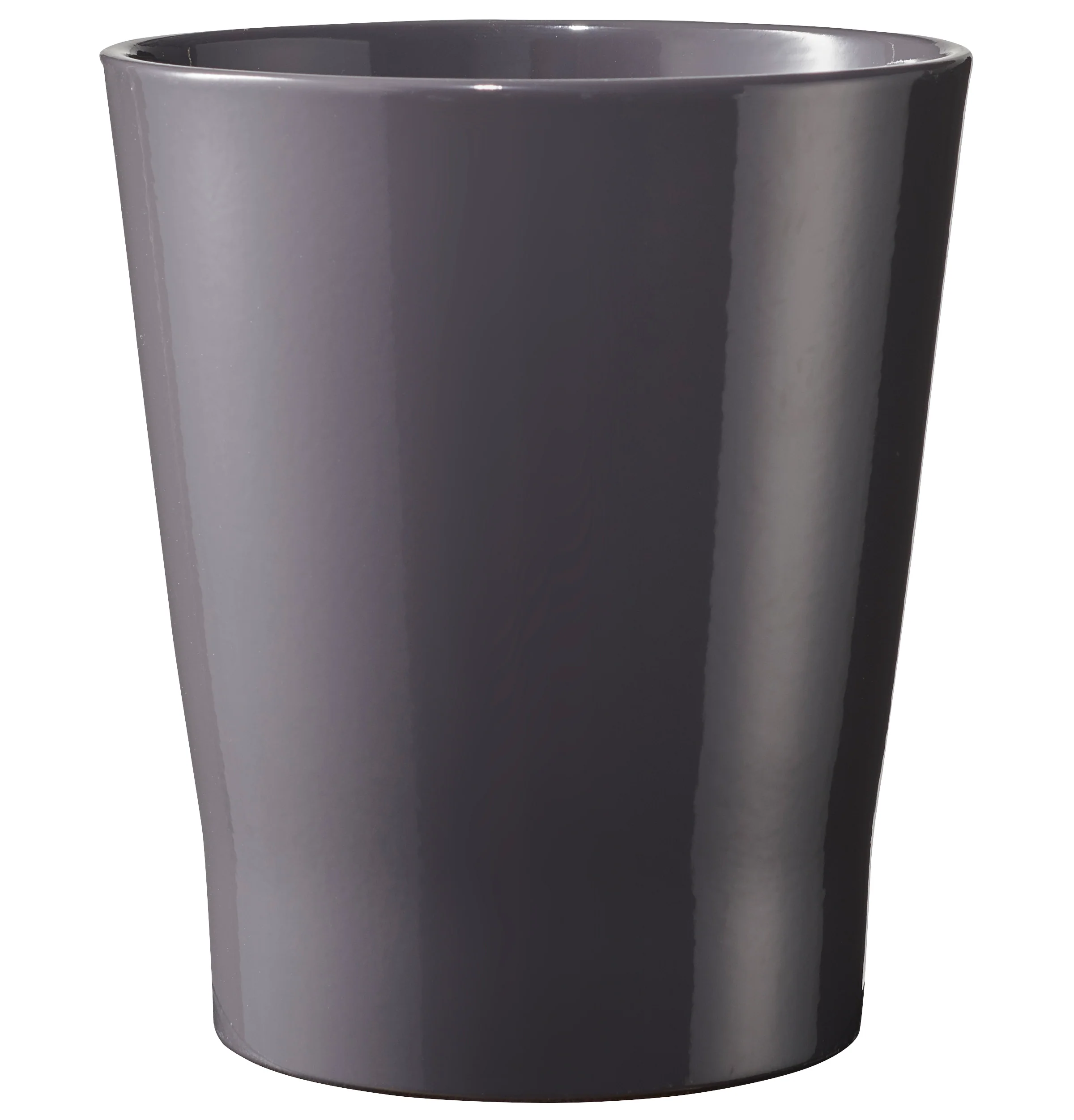 5.9″ Shiny Mystic Gray Ceramic Merina Chic Pot